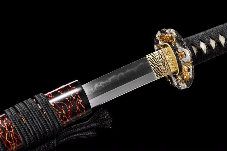 Katana Chilin T10 Clay Tempered Red Saya 赤鱗 | KatanaSwordArt Katana For Sale 2025