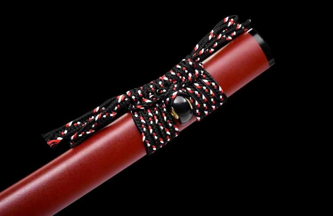 Katana ChiMo Spring Steel Red Saya 赤魔 | KatanaSwordArt Katana For Sale 2025
