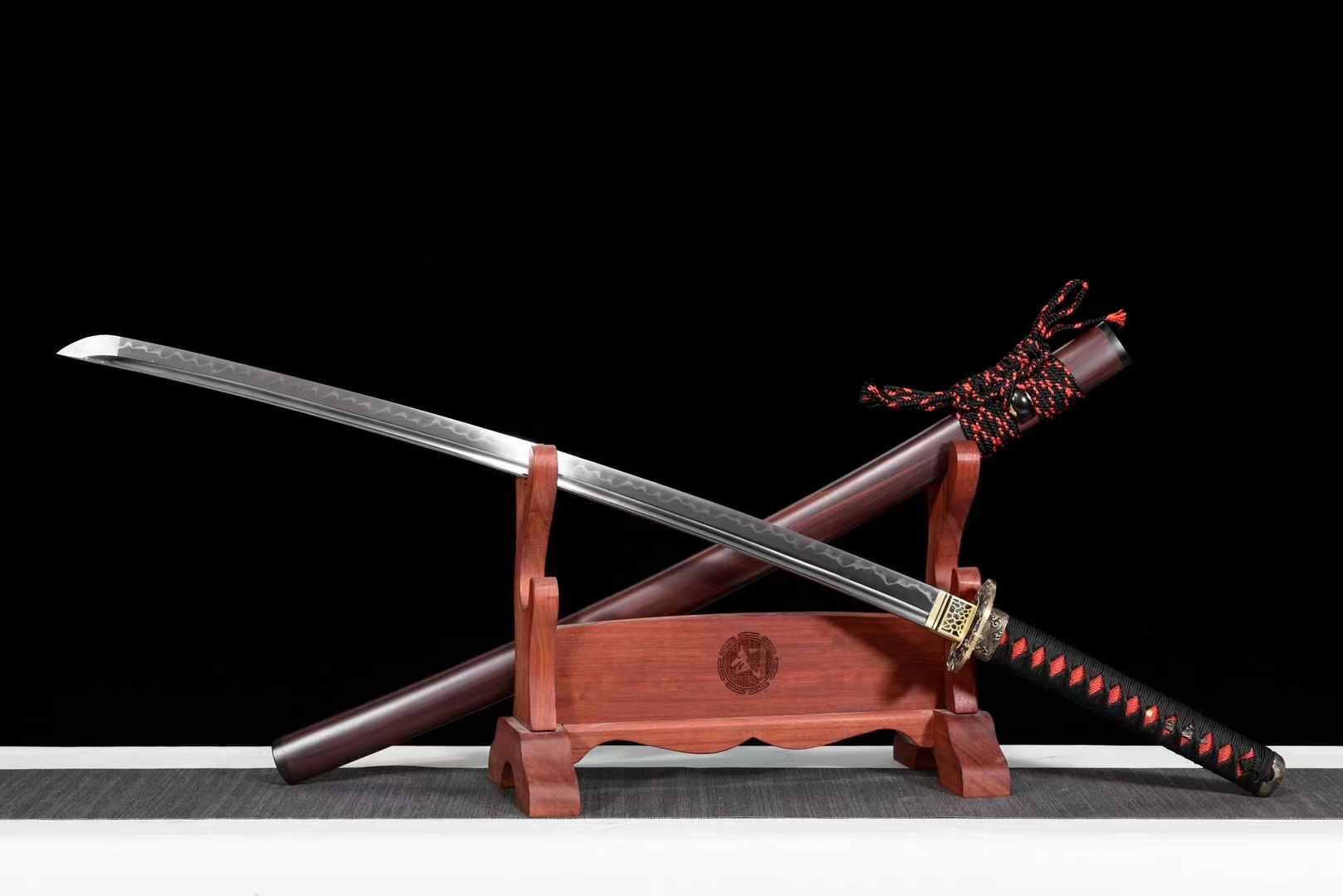 Katana Chiyan T10 Clay Tempered Red Saya 赤焰 | KatanaSwordArt Katana For Sale 2025