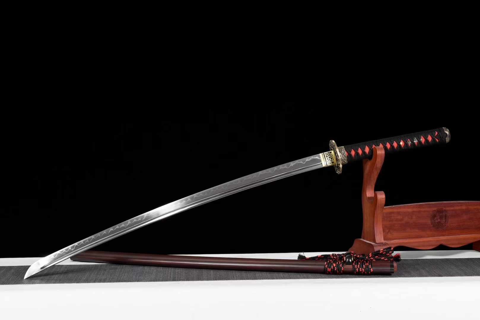 Katana Chiyan T10 Clay Tempered Red Saya 赤焰 | KatanaSwordArt Katana For Sale 2025