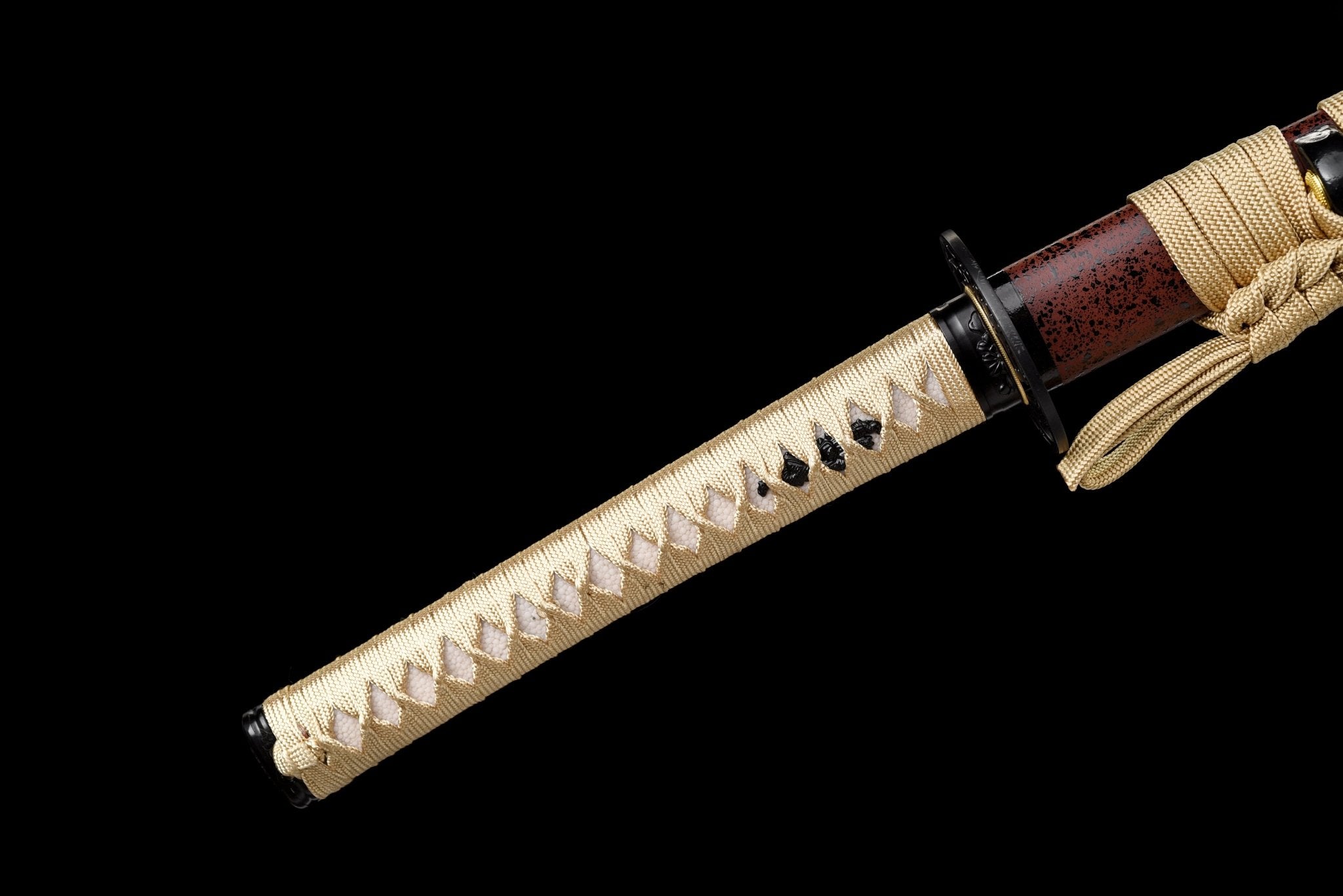 Katana Crimson Clarity Red Speckled Saya 朱霁 | KatanaSwordArt Katana For Sale 2025