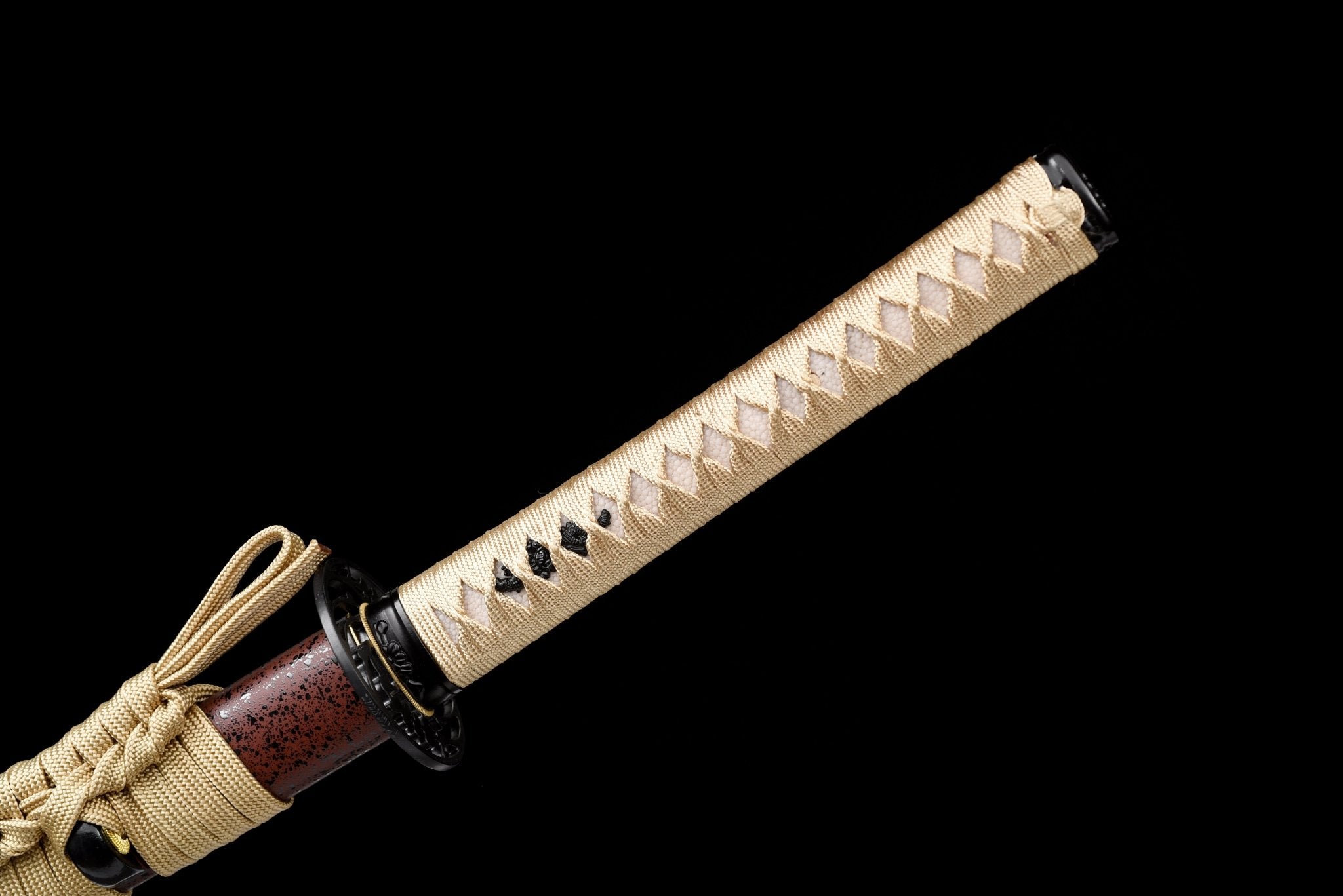 Katana Crimson Clarity Red Speckled Saya 朱霁 | KatanaSwordArt Katana For Sale 2025