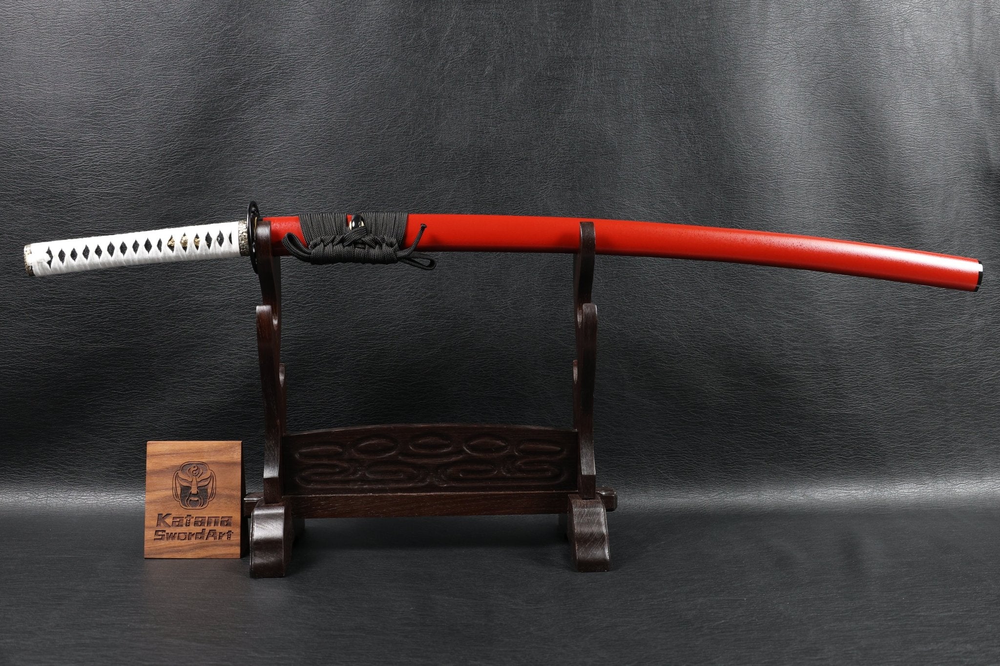 Katana Crimson Kuji Folded Steel Clay Tempered Blade with Sanbonsugi Hamon | KSA Hua | KSA Katana For Sale 2026