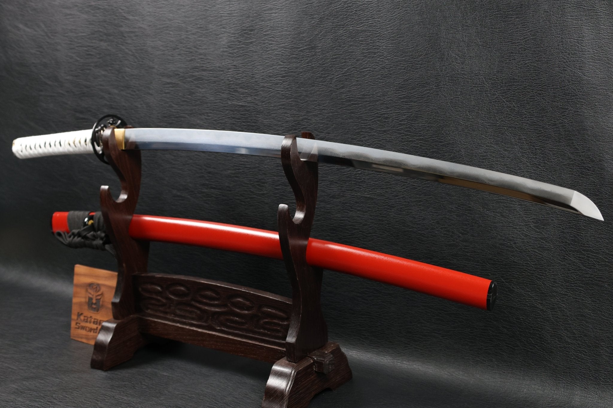 Katana Crimson Kuji Folded Steel Clay Tempered Blade with Sanbonsugi Hamon | KSA Hua | KSA Katana For Sale 2026