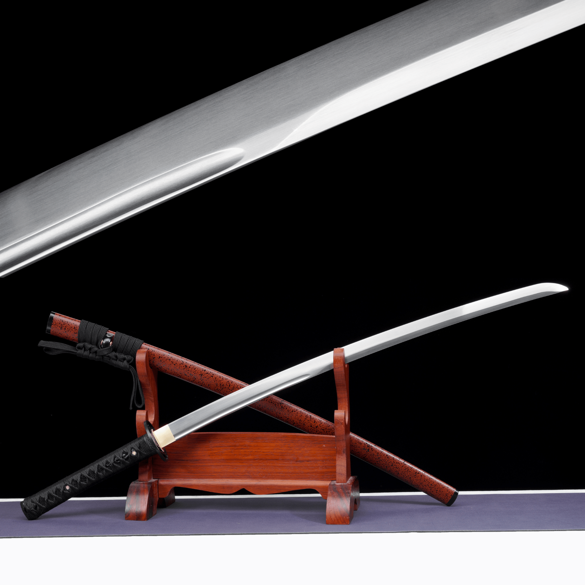 Katana Crimsonfall Unokubi Zukuri Red Speckled Saya Genuine Rayskin 赤落 | KatanaSwordArt Katana For Sale 2025