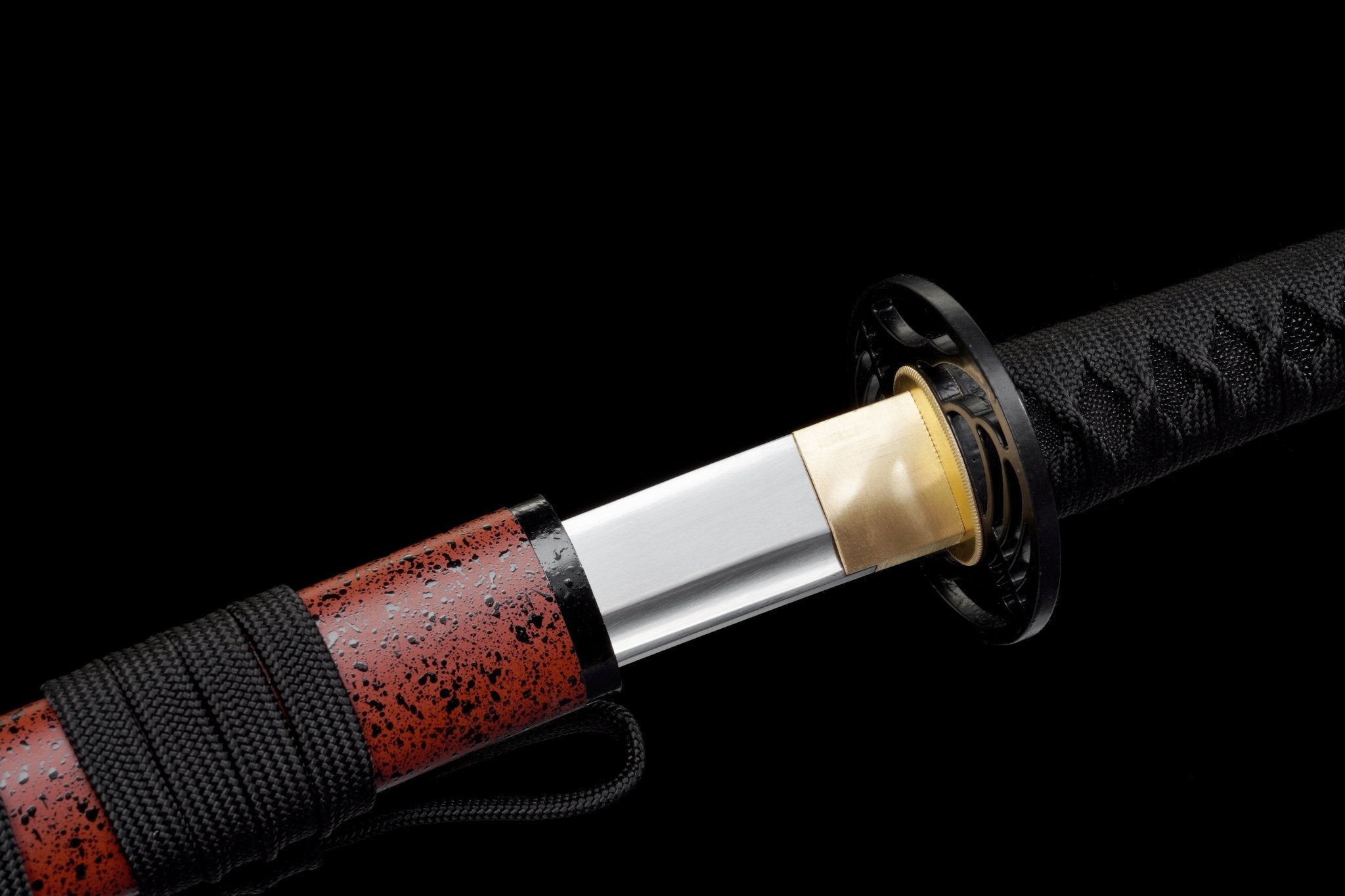 Katana Crimsonfall Unokubi Zukuri Red Speckled Saya Genuine Rayskin 赤落 | KatanaSwordArt Katana For Sale 2025