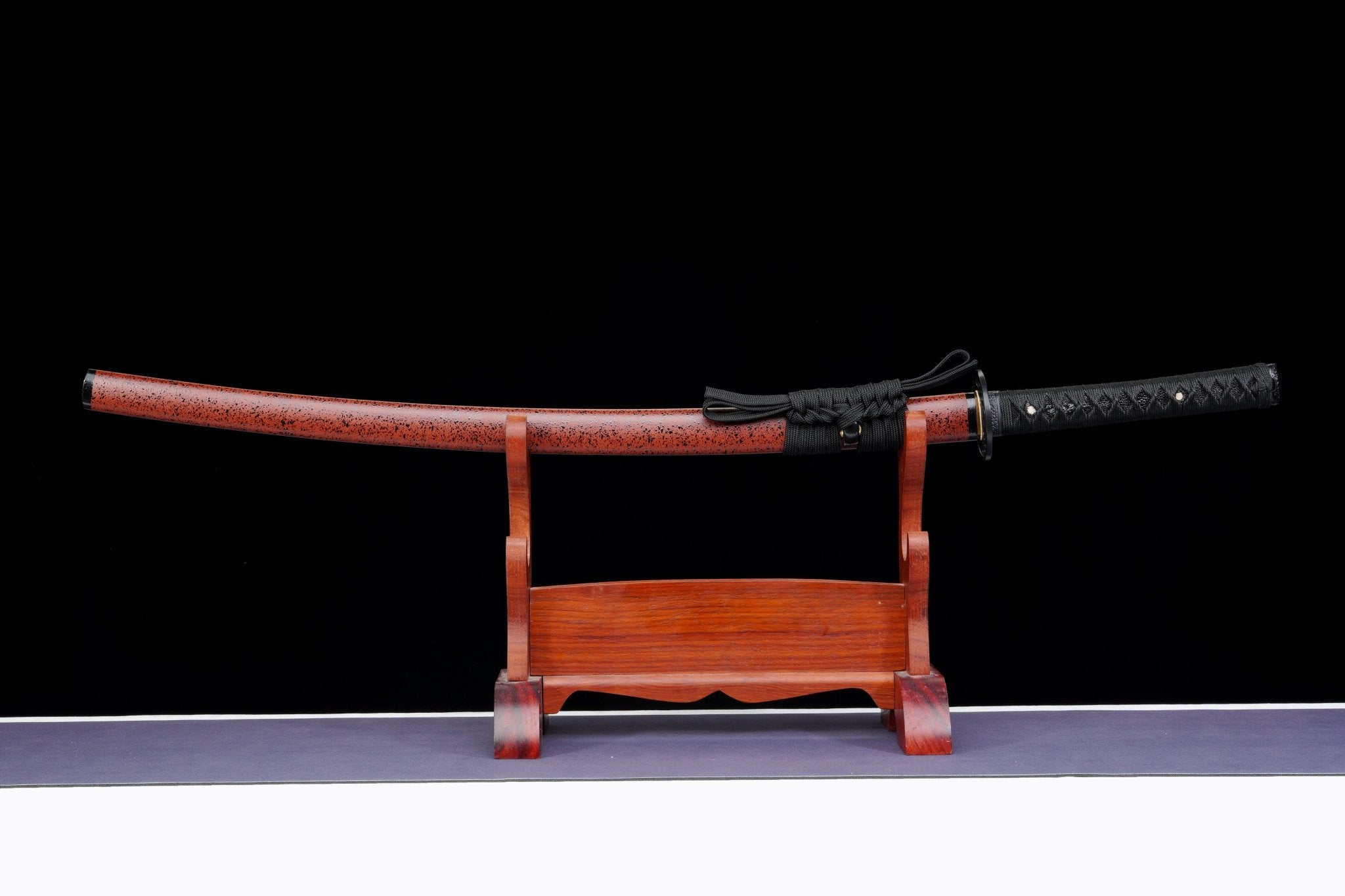 Katana Crimsonfall Unokubi Zukuri Red Speckled Saya Genuine Rayskin 赤落 | KatanaSwordArt Katana For Sale 2025