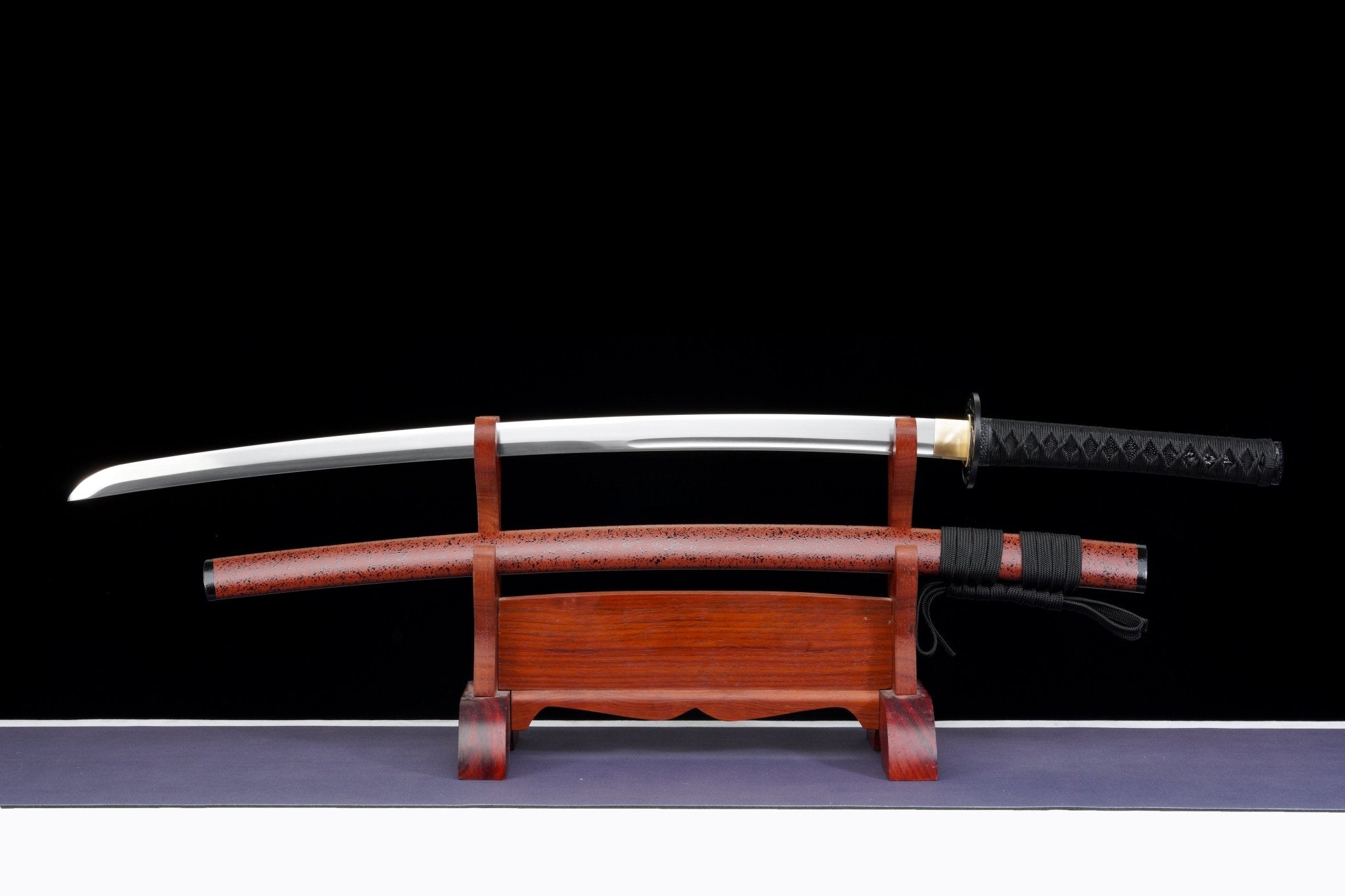 Katana Crimsonfall Unokubi Zukuri Red Speckled Saya Genuine Rayskin 赤落 | KatanaSwordArt Katana For Sale 2025