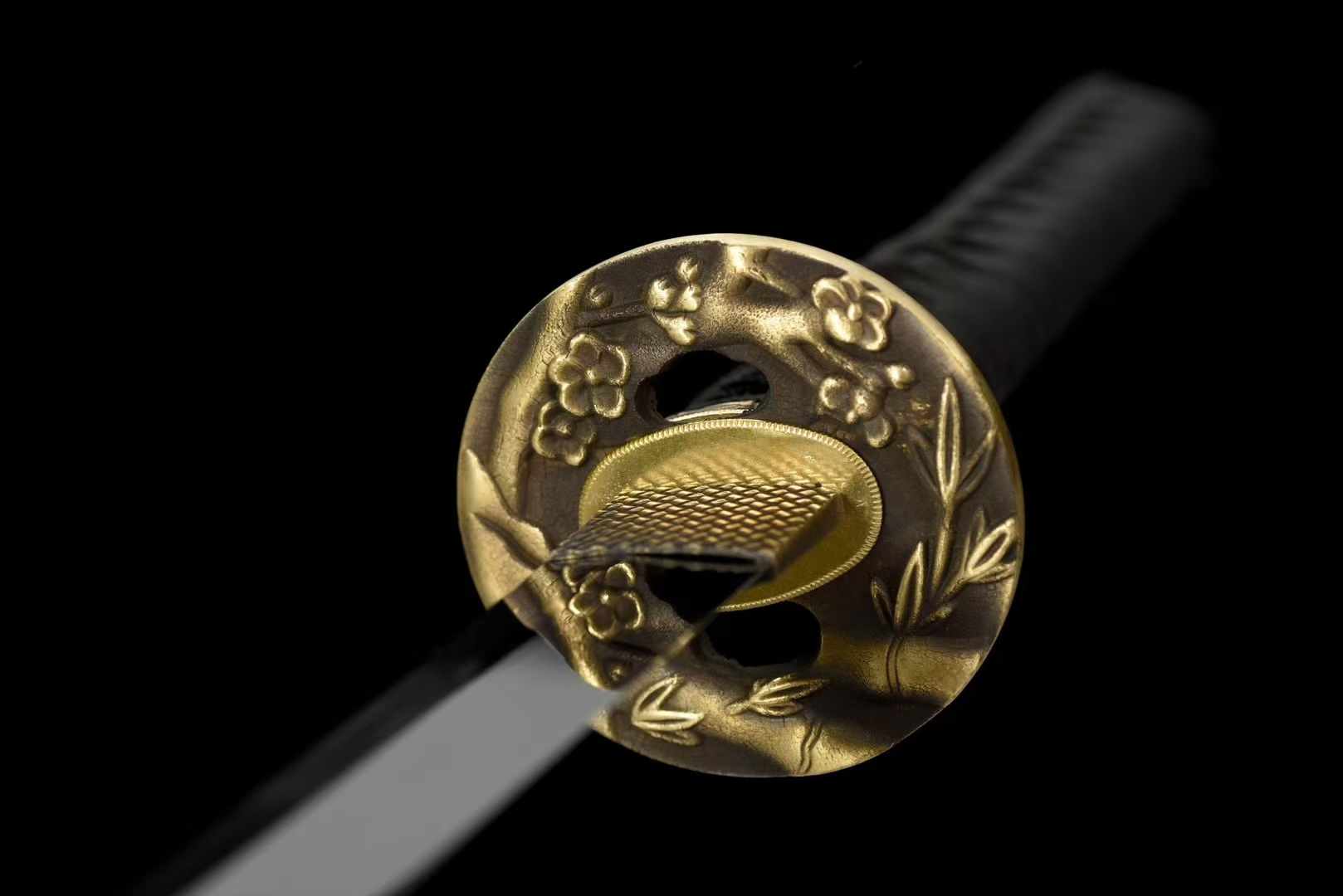 Katana Cyan Bamboo Manganese Steel Green Saya Mirror Finish 青竹 | KatanaSwordArt Katana For Sale 2025