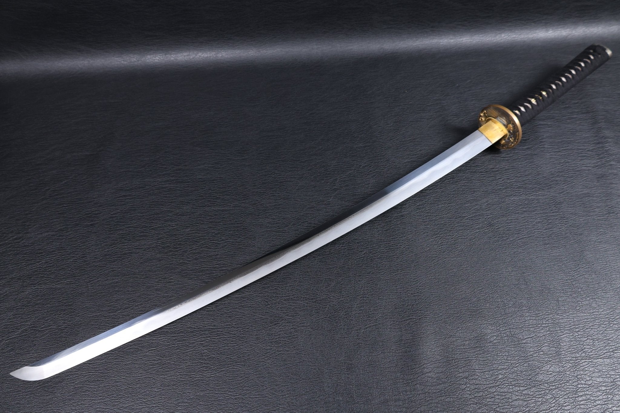 Katana Dōsan Folded Steel Clay Tempered Blade with Sanbonsugi Hamon | KSA Jiang | KSA Katana For Sale 2026