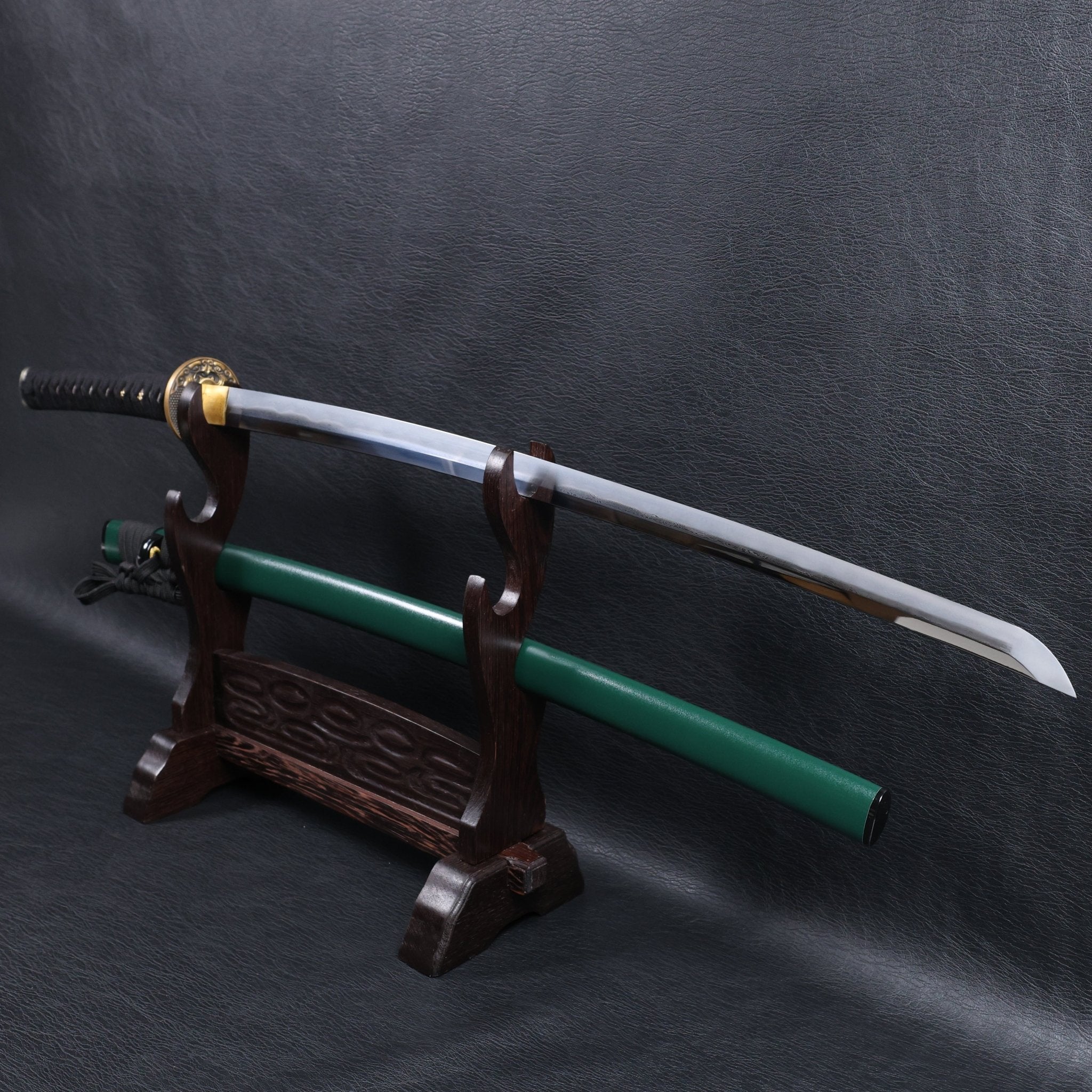 Katana Dōsan Folded Steel Clay Tempered Blade with Sanbonsugi Hamon | KSA Jiang | KSA Katana For Sale 2026