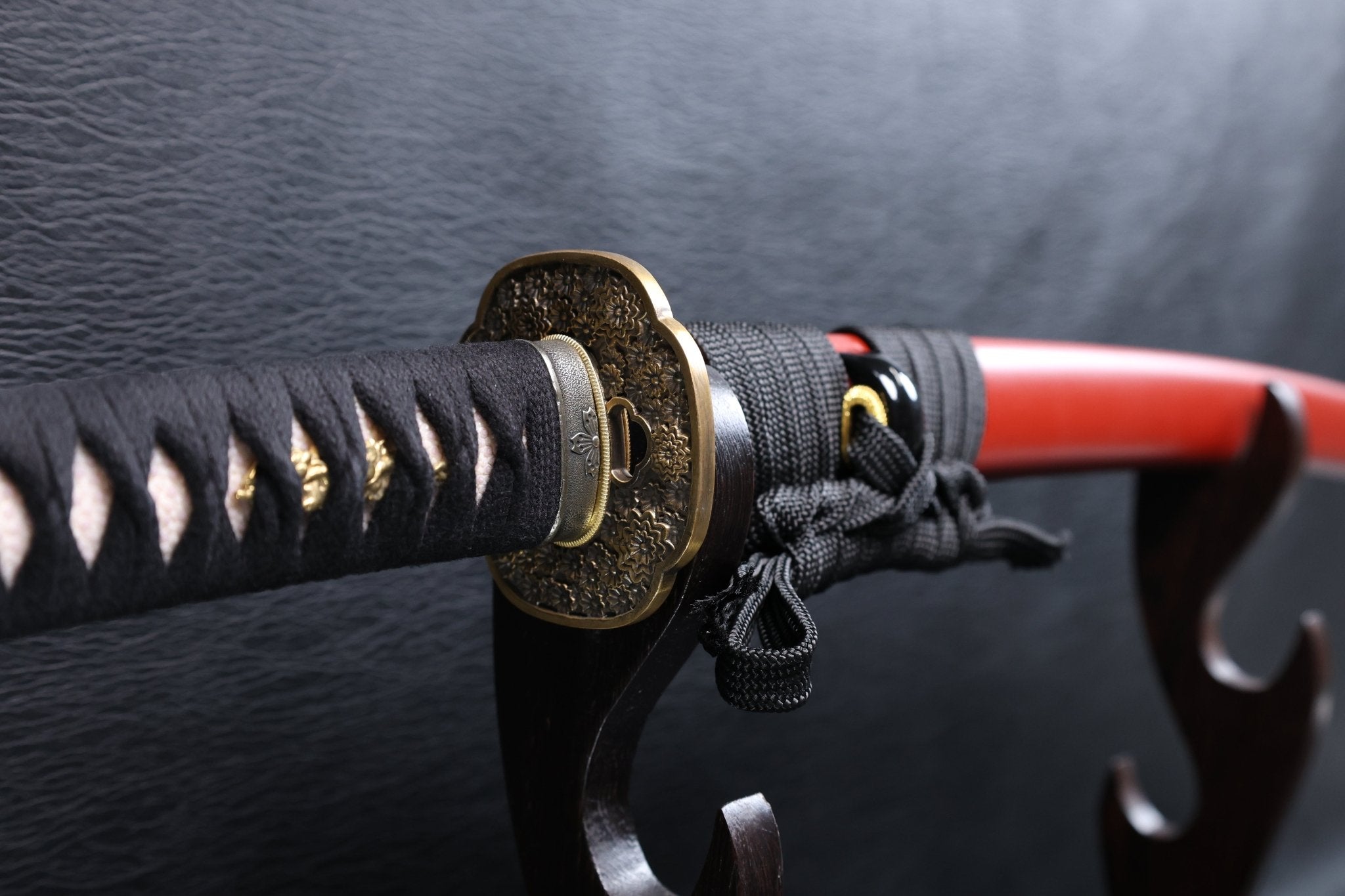 Katana Dōsetsu 9260 Spring Steel Premium Mirror Polish with Red Saya | KSA Jiang | KSA Katana For Sale 2026