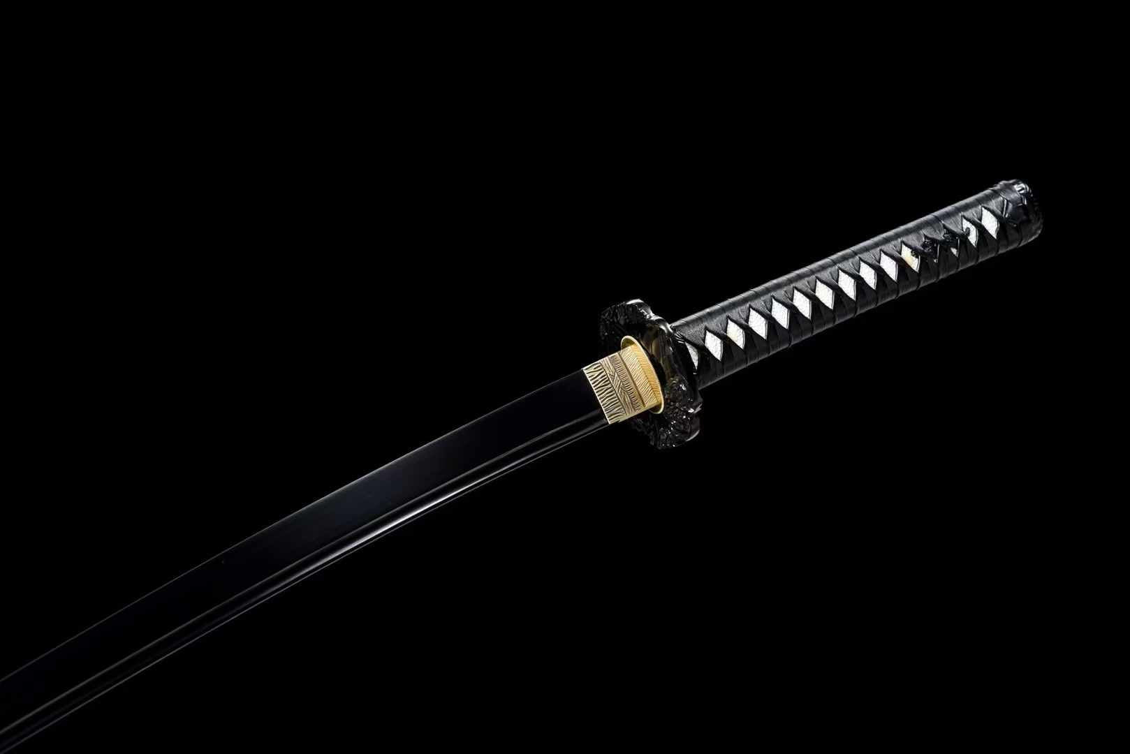 Katana Fengbao Spring Steel Black Blade 風暴 | KatanaSwordArt Katana For Sale 2025