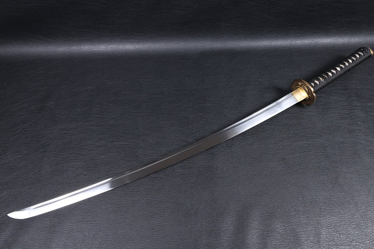 Katana Floral Eclipse Spring Steel Black Saya Genuine Rayskin | KSA Katana Katana For Sale 2026