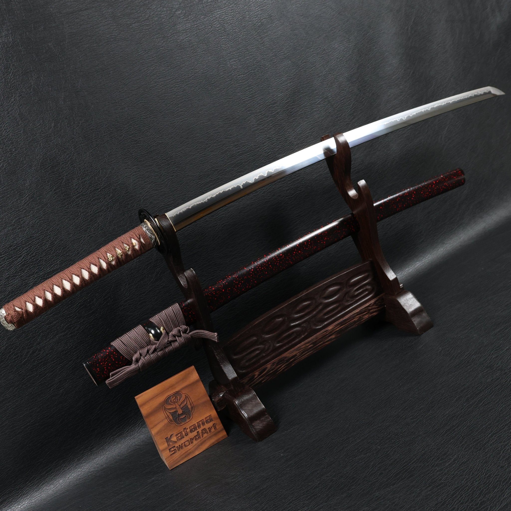 Katana Huo Series DragonSutra T10 Clay Tempered Blade with Choji Hamon | KatanaSwordArt Katana For Sale 2025