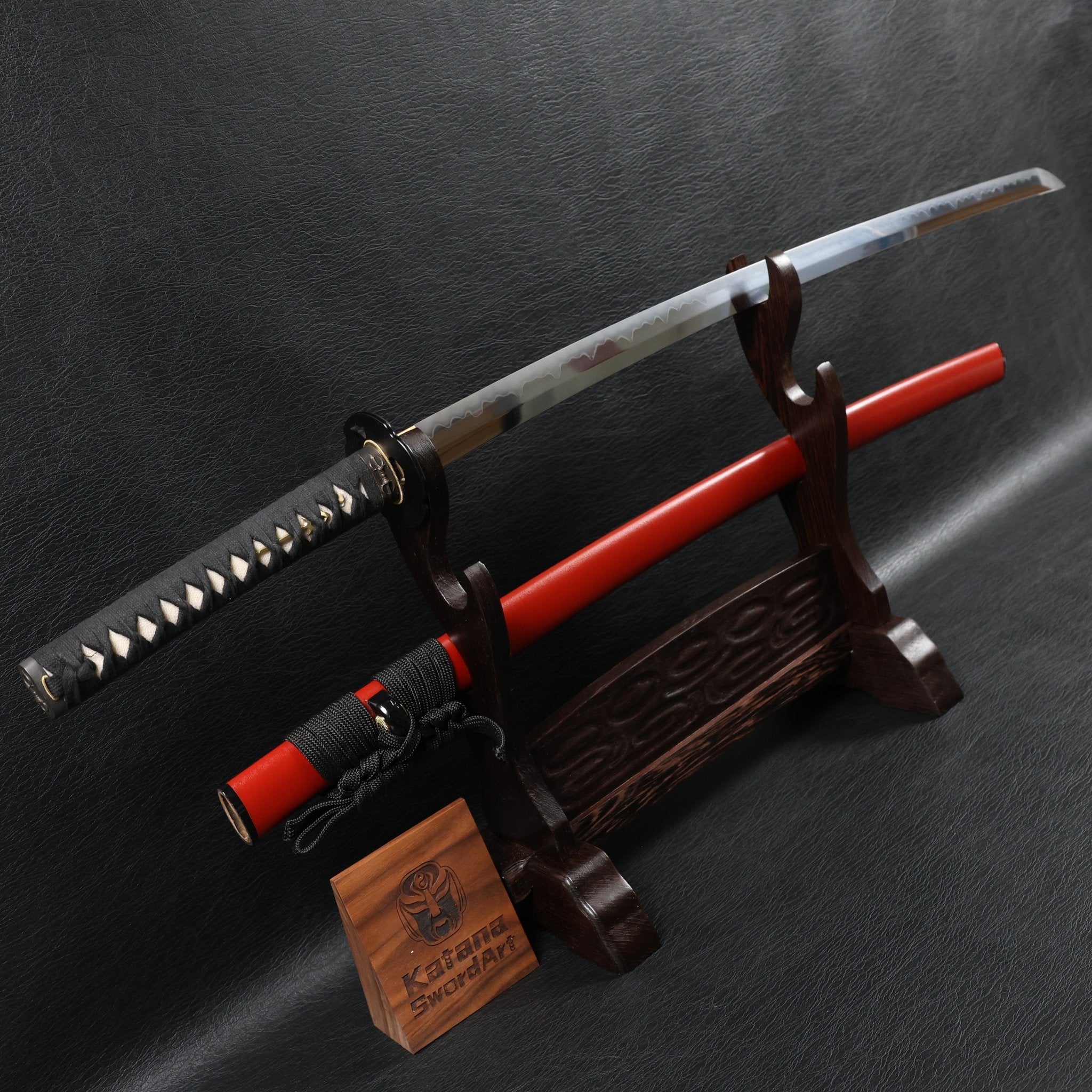 Katana Huo Series VajraAxe T10 Clay Tempered Blade with Sanbonsugi Hamon | KatanaSwordArt Katana For Sale 2025
