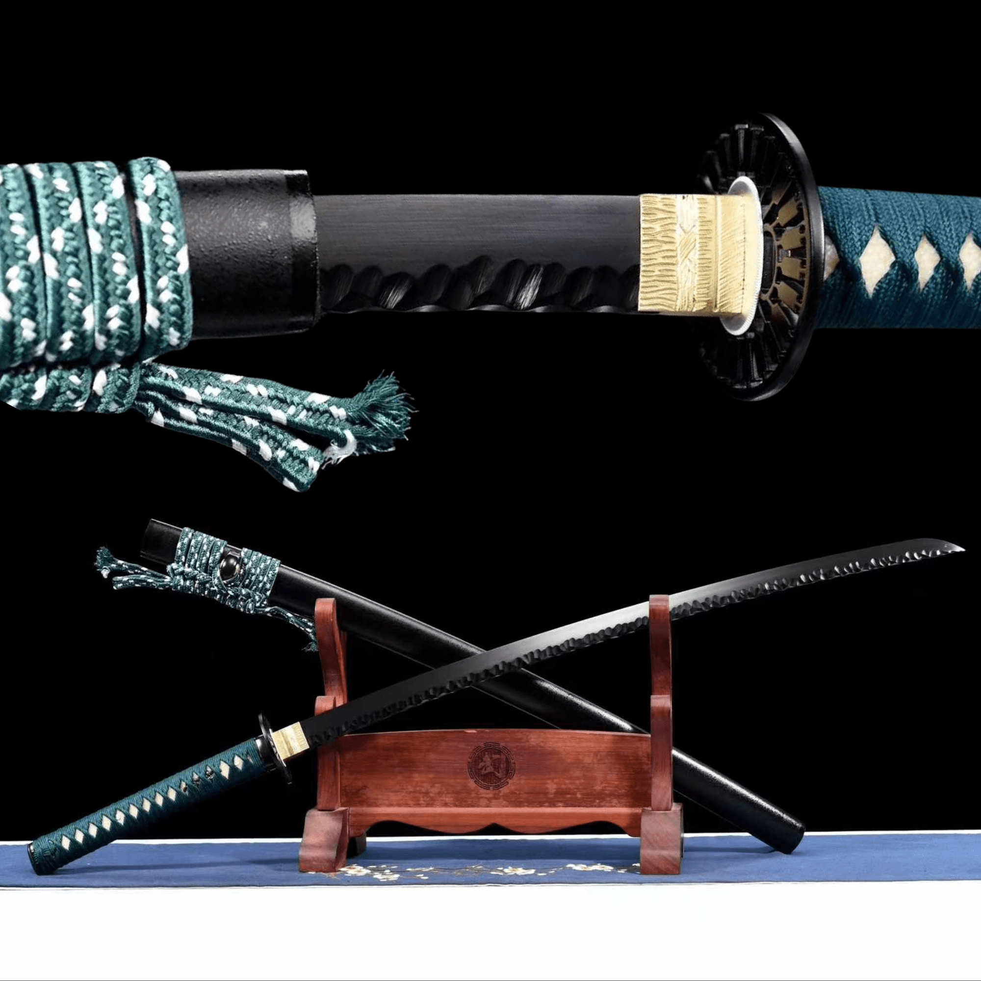 Katana JianYu High Carbon Steel Black Blade 箭羽 | KatanaSwordArt Katana For Sale 2025