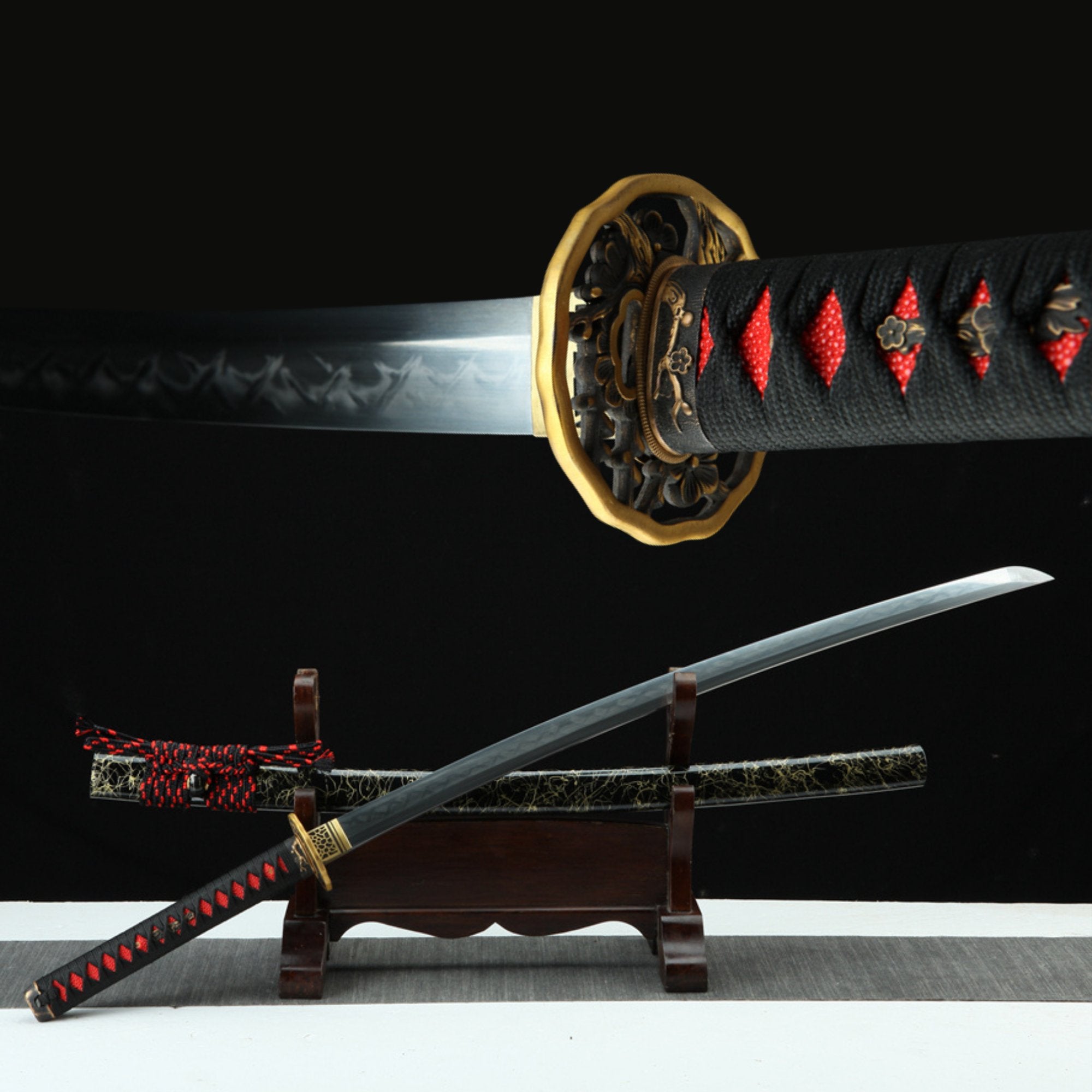 Katana Jiaochadao T10 Clay Tempered Marbling Saya 交叉道 | KatanaSwordArt Katana For Sale 2025
