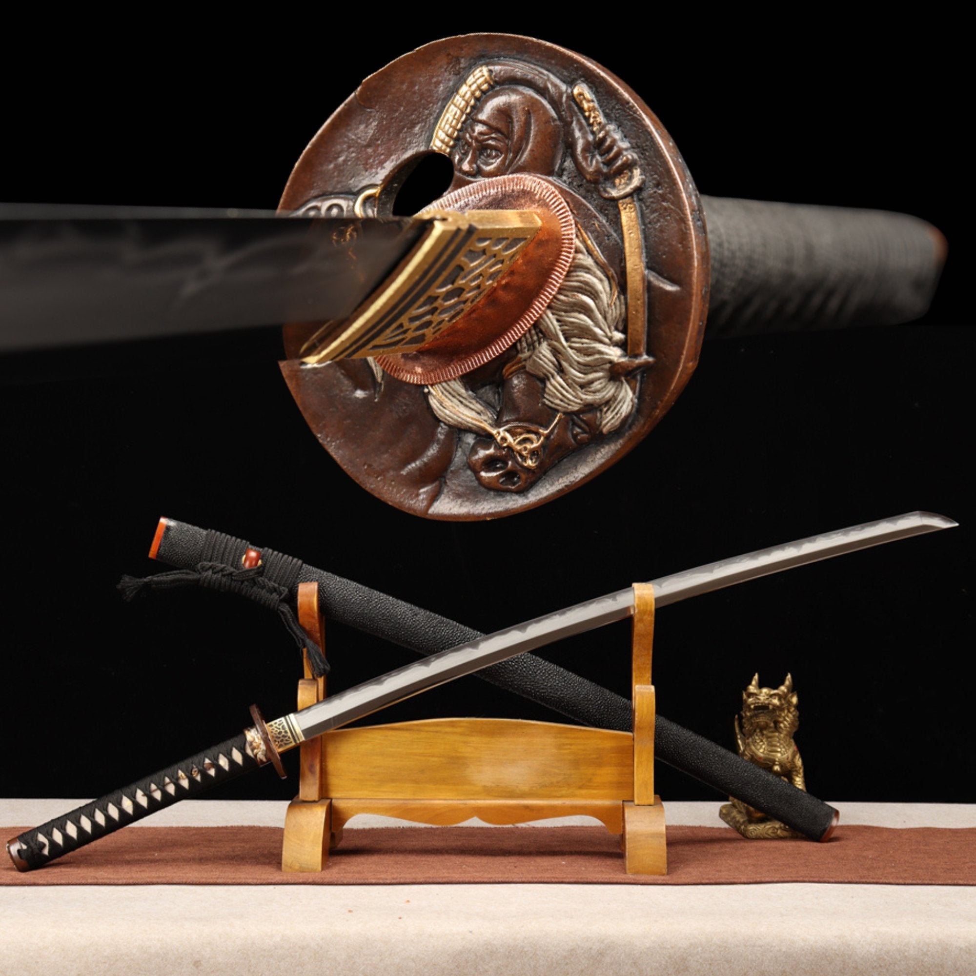 Katana Jinge Sanmai Steel Clay Tempered Ray Skin Saya 金戈 | KatanaSwordArt Katana For Sale 2025