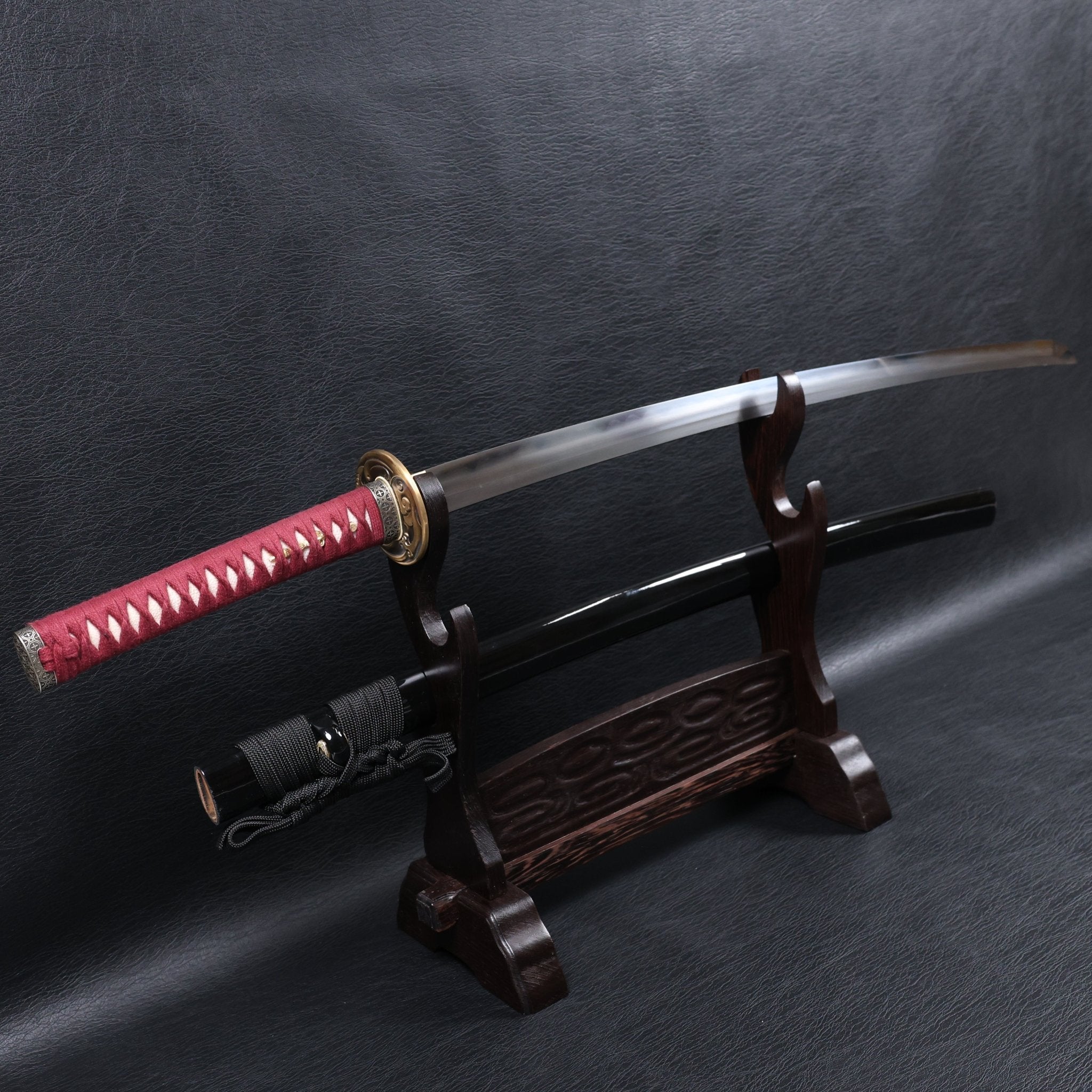 Katana Masamune Folded Steel Clay Tempered Blade with Notare Wave Hamon | KSA Hua | KSA Katana For Sale 2026