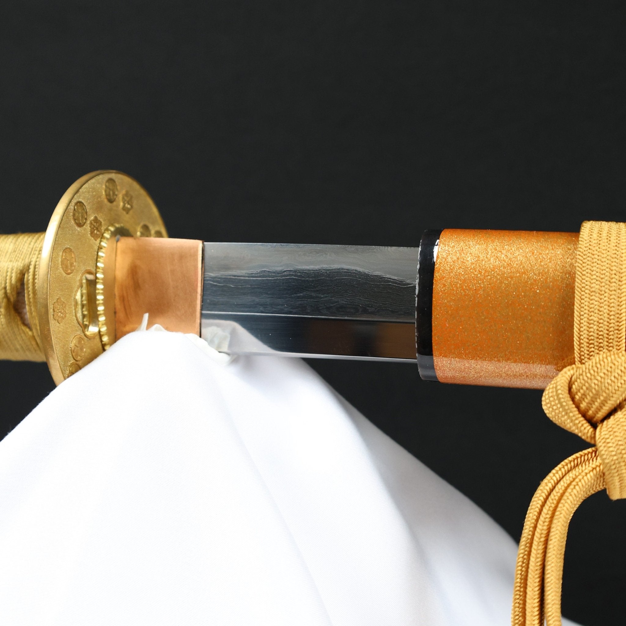 Katana Mitsuba Aoi Radiance Kobuse Blade Kin-aoi Koshirae 葵耀 | TangGu Sword | TangGu Sword Katana For Sale 2026