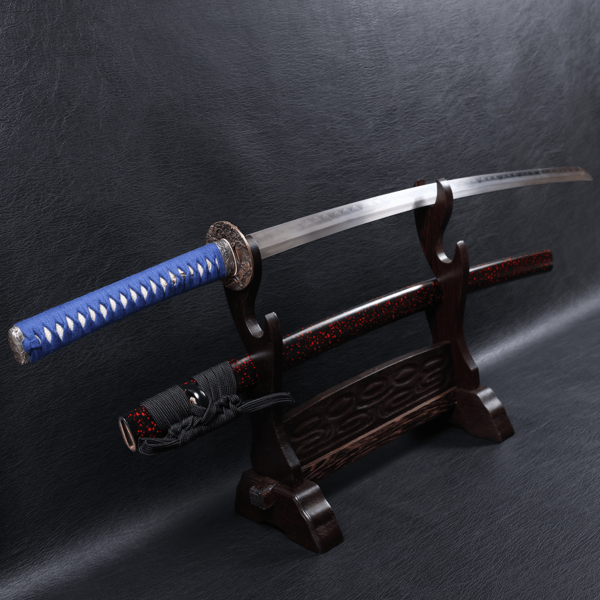 Katana Mitsunari T10 Clay Tempered Blade with Notare Wave Hamon | KSA Huo | KSA Katana For Sale 2026