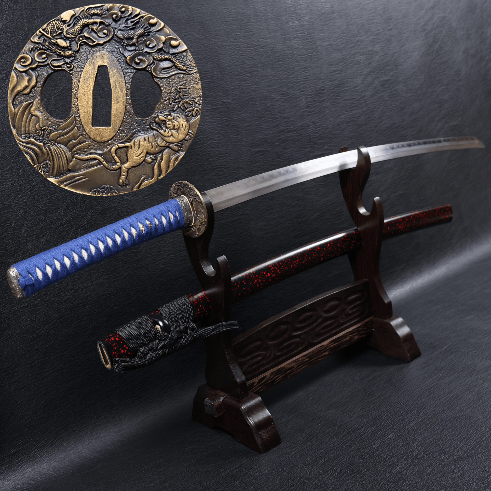 Katana Mitsunari T10 Clay Tempered Blade with Notare Wave Hamon | KSA Jiang | KSA Katana For Sale 2026