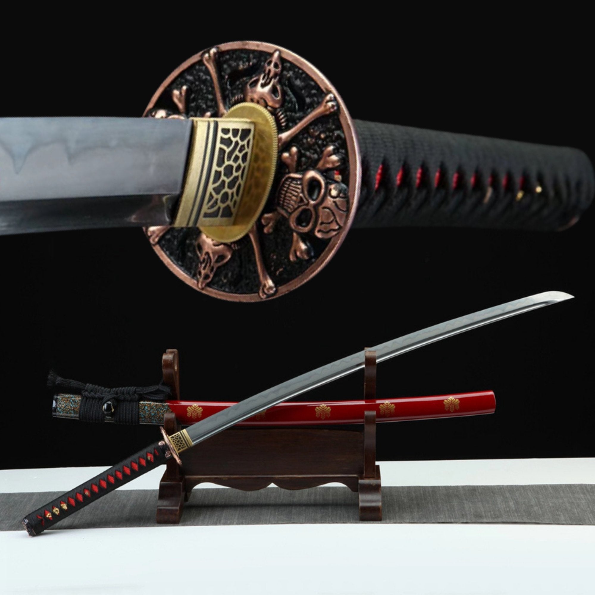 Katana Moku T10 Clay Tempered Red Saya 魔骷 | KatanaSwordArt Katana For Sale 2025