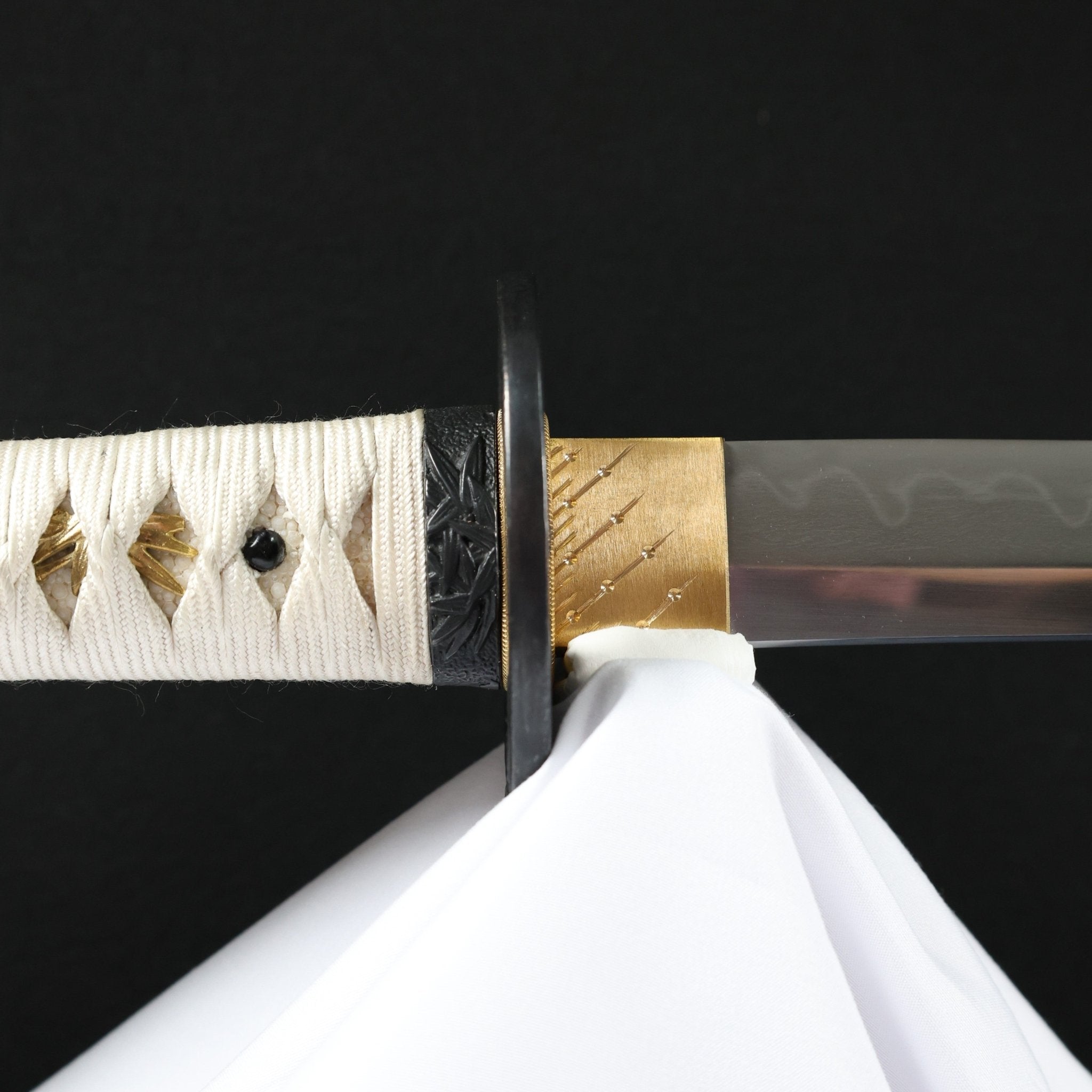 Katana Moonlit Bamboo Folded Steel Blade Takekage Koshirae 月竹 | TangGu Sword | TangGu Sword Katana For Sale 2026
