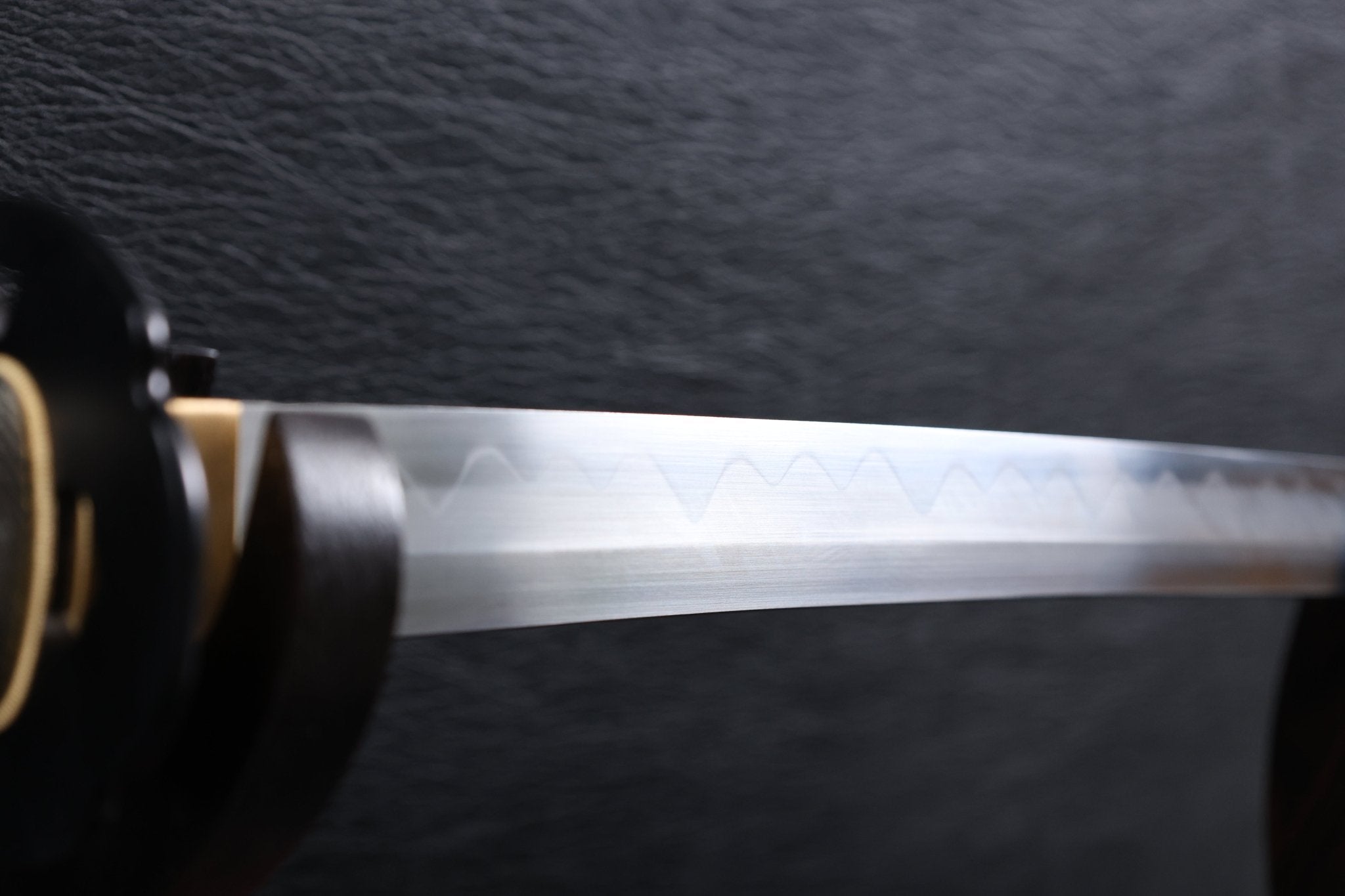 Katana Motonari T10 Clay Tempered Blade with Notare Wave Hamon | KSA Huo | KSA Katana For Sale 2026