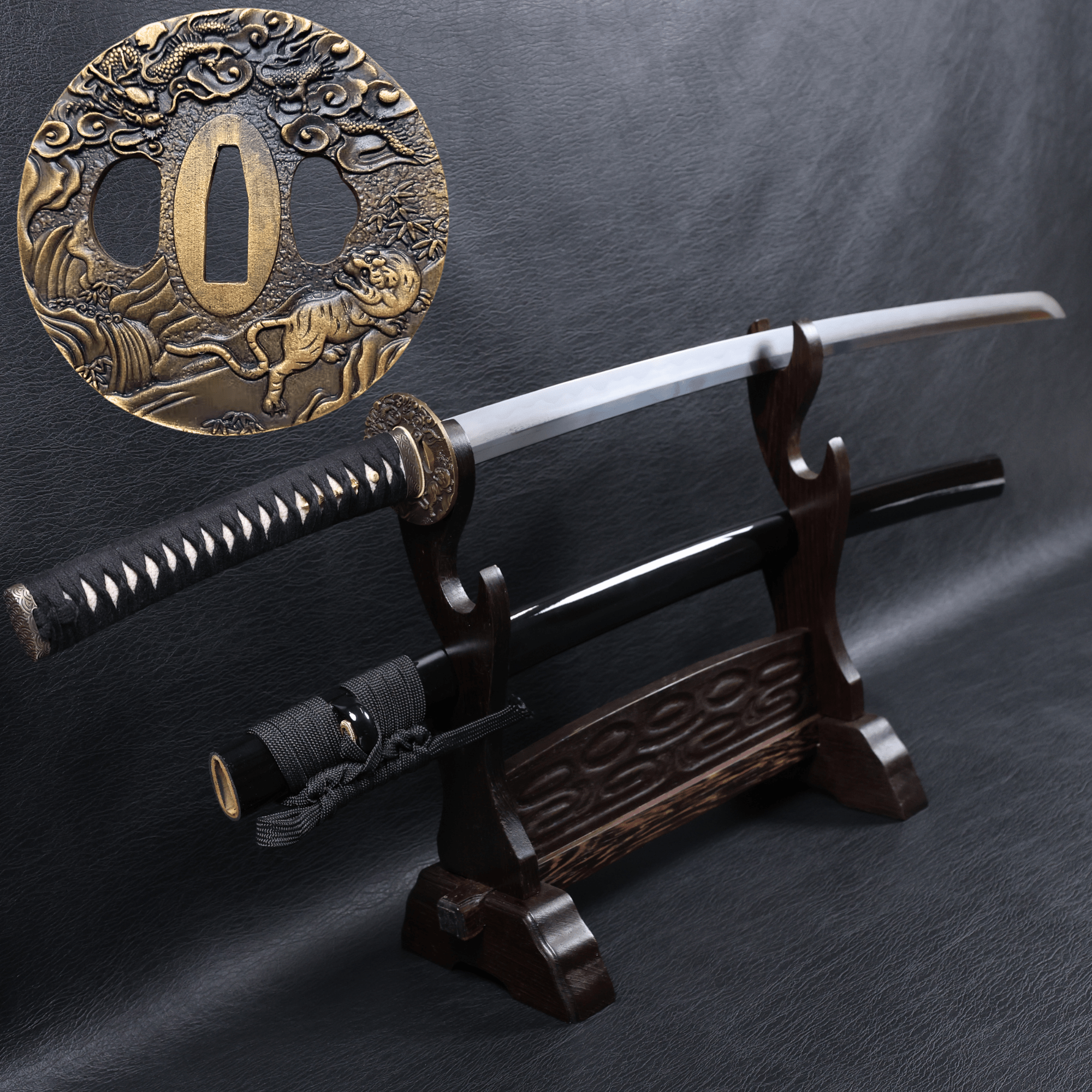 Katana Nagamasa Folded Steel Clay Tempered Blade with Sanbonsugi Hamon | KSA Jiang | KSA Katana For Sale 2026