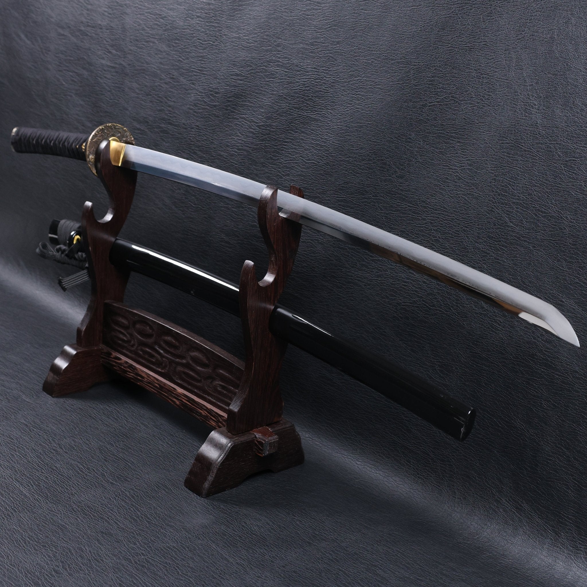 Katana Nagamasa Folded Steel Clay Tempered Blade with Sanbonsugi Hamon | KSA Jiang | KSA Katana For Sale 2026