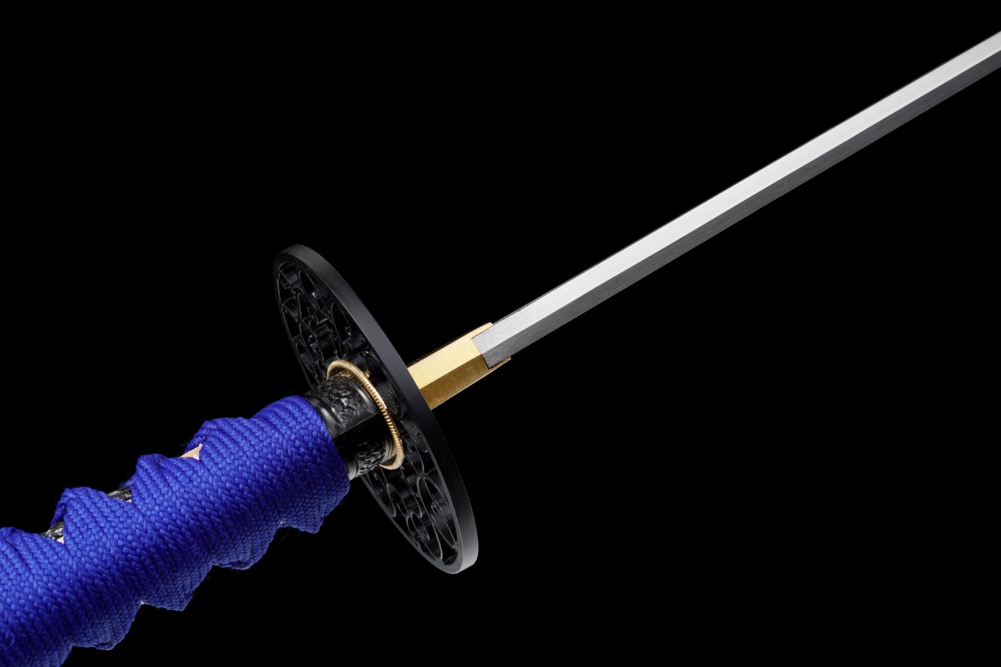 Katana Night Sky Blue Lacquer Saya Genuine Rayskin 星瀚 | KatanaSwordArt Katana For Sale 2025