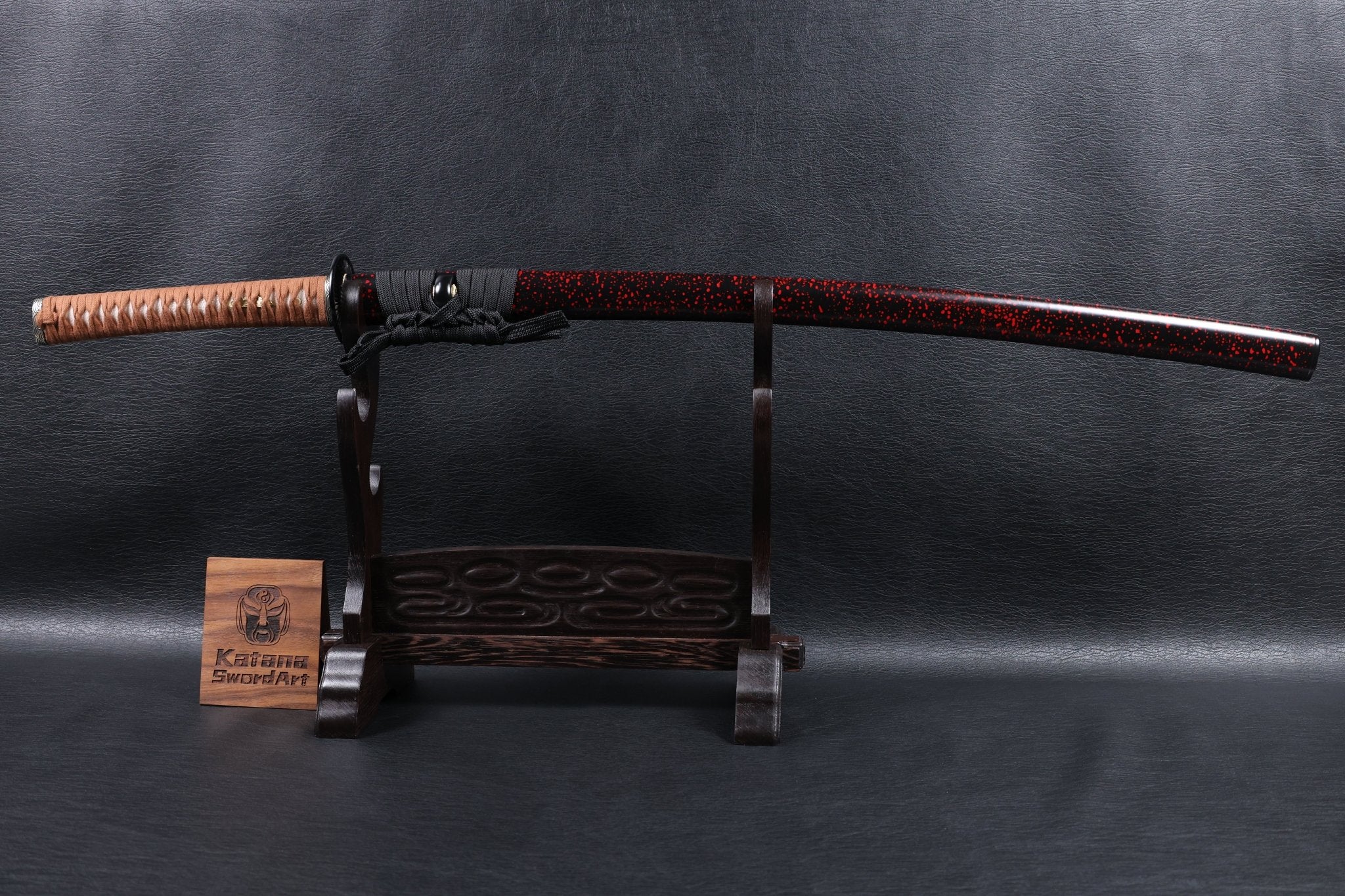 Katana Nobunaga Folded Steel Clay Tempered Blade with Notare Wave Hamon | KSA Hua | KSA Katana For Sale 2026