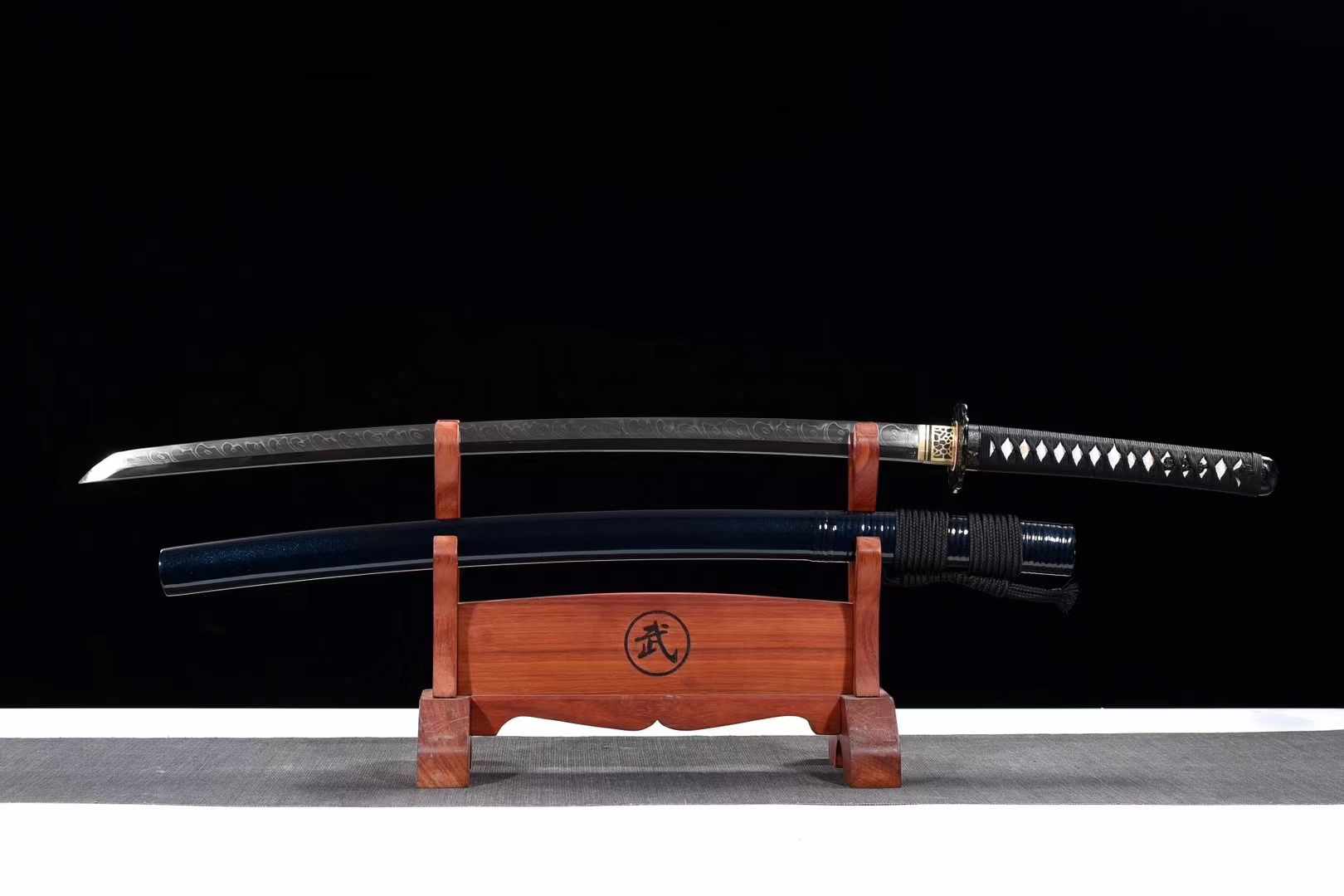Katana Quanshou T10 Clay Tempered Black Saya 泉守 | KatanaSwordArt Katana For Sale 2025