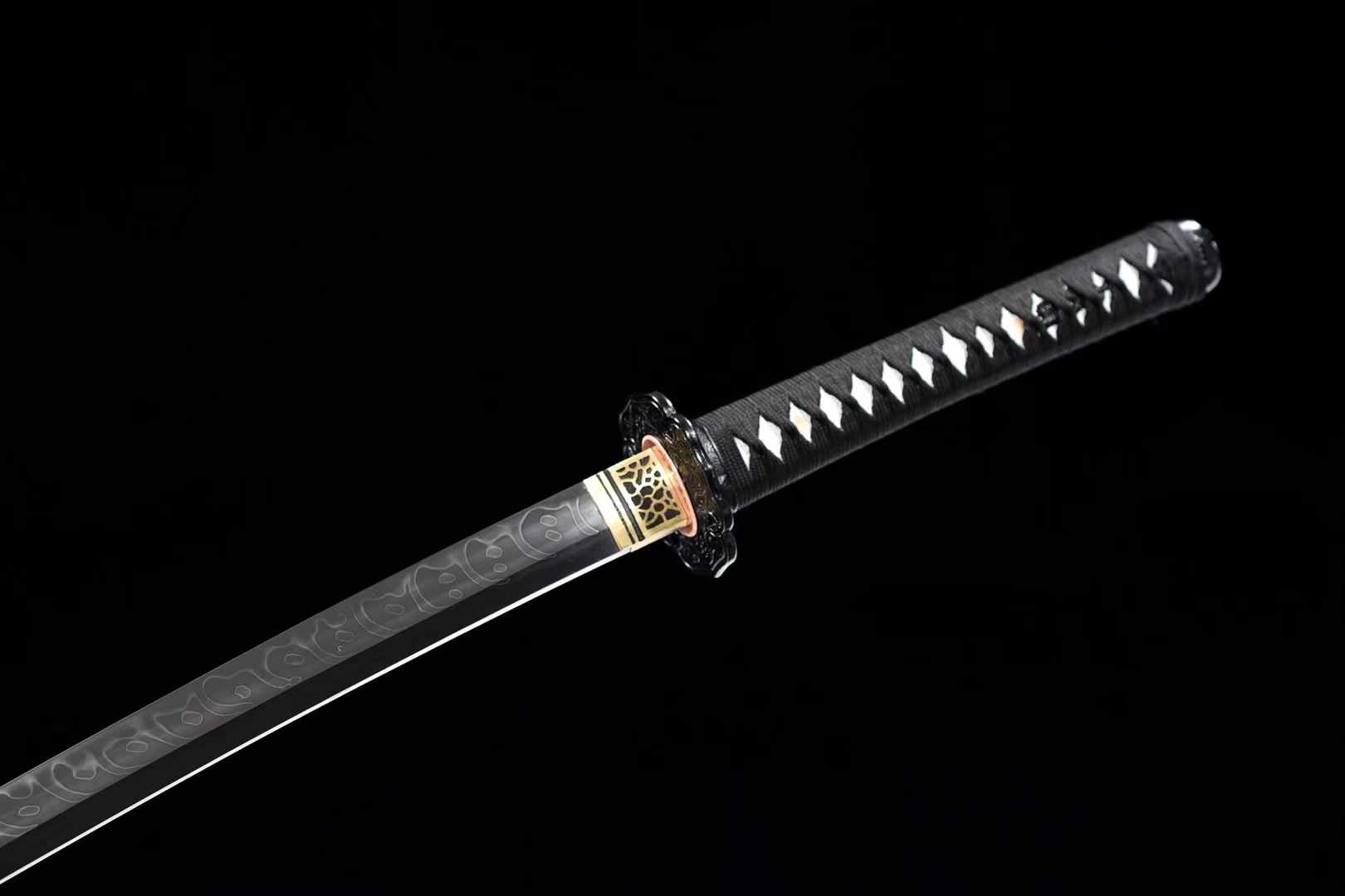 Katana Quanshou T10 Clay Tempered Black Saya 泉守 | KatanaSwordArt Katana For Sale 2025