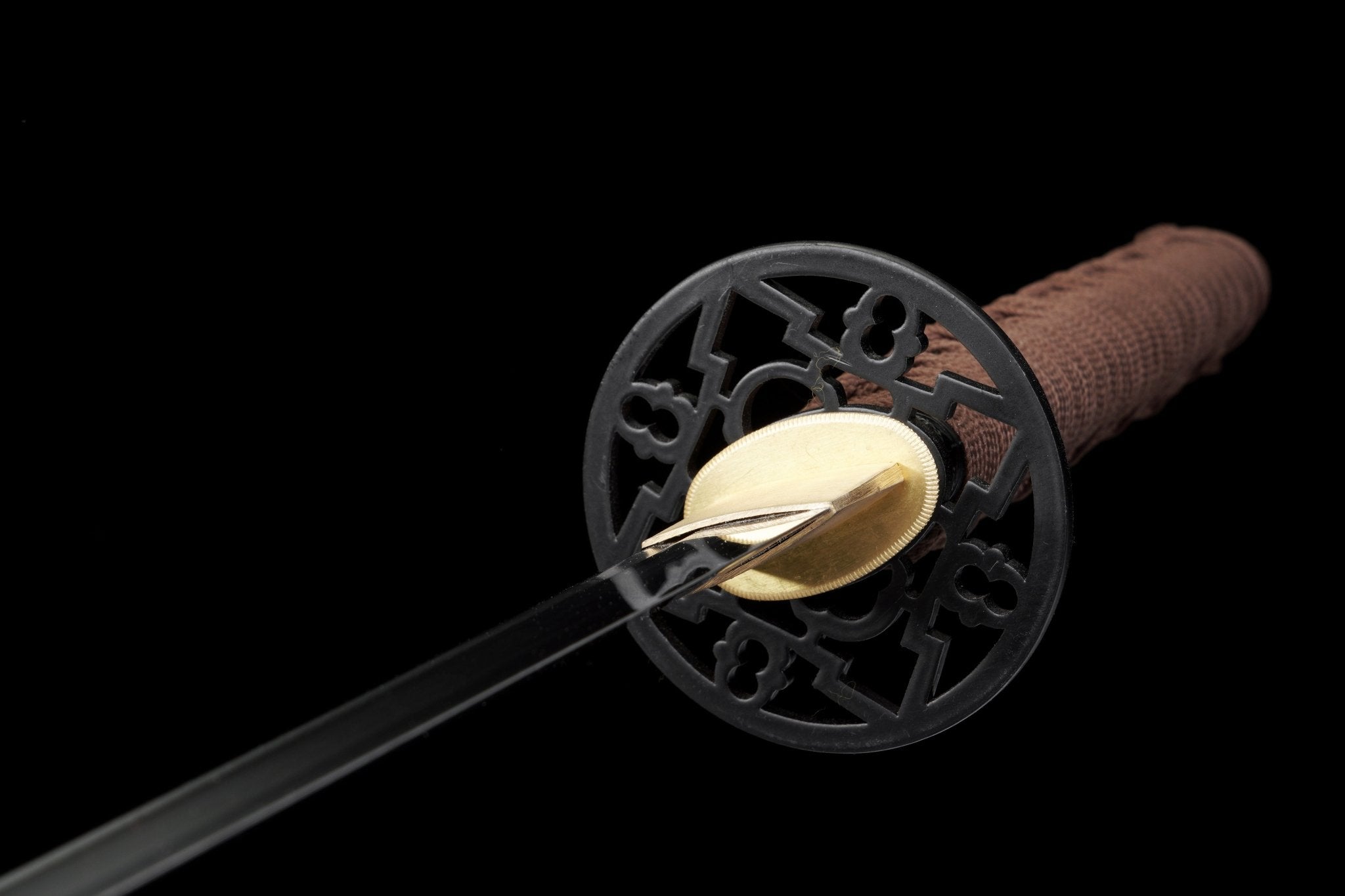 Katana Ravenfall Kogarasu Maru Black Ishime Lacquer Saya Genuine Rayskin 烏落 | KatanaSwordArt Katana For Sale 2025