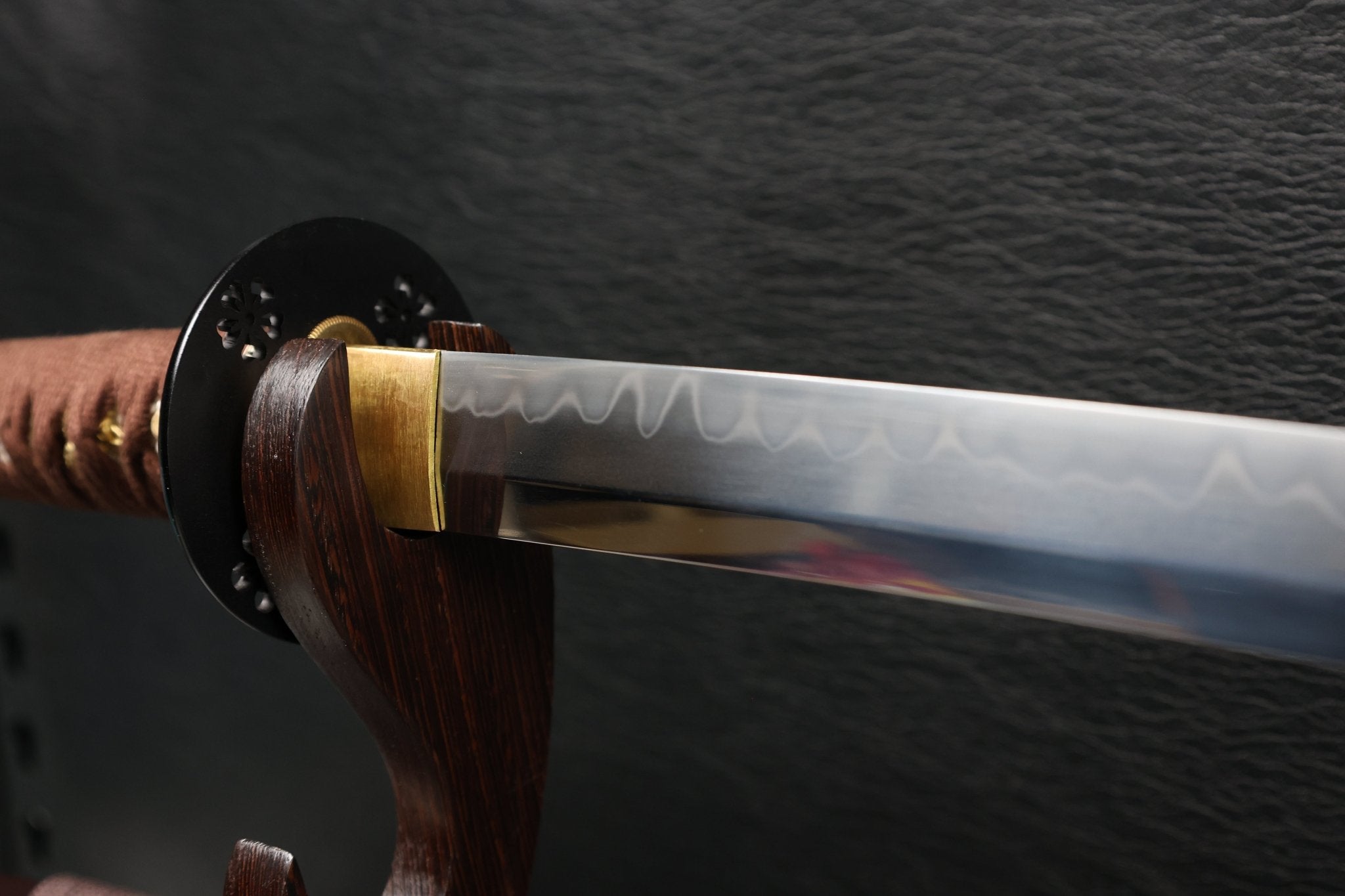 Katana Sakura Nocturne T10 Clay Tempered Blade with Sanbonsugi Hamon | KSA Huo | KSA Katana For Sale 2026