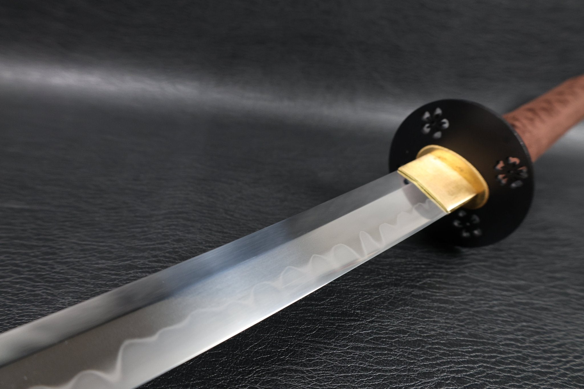 Katana Sakura Nocturne T10 Clay Tempered Blade with Sanbonsugi Hamon | KSA Huo | KSA Katana For Sale 2026