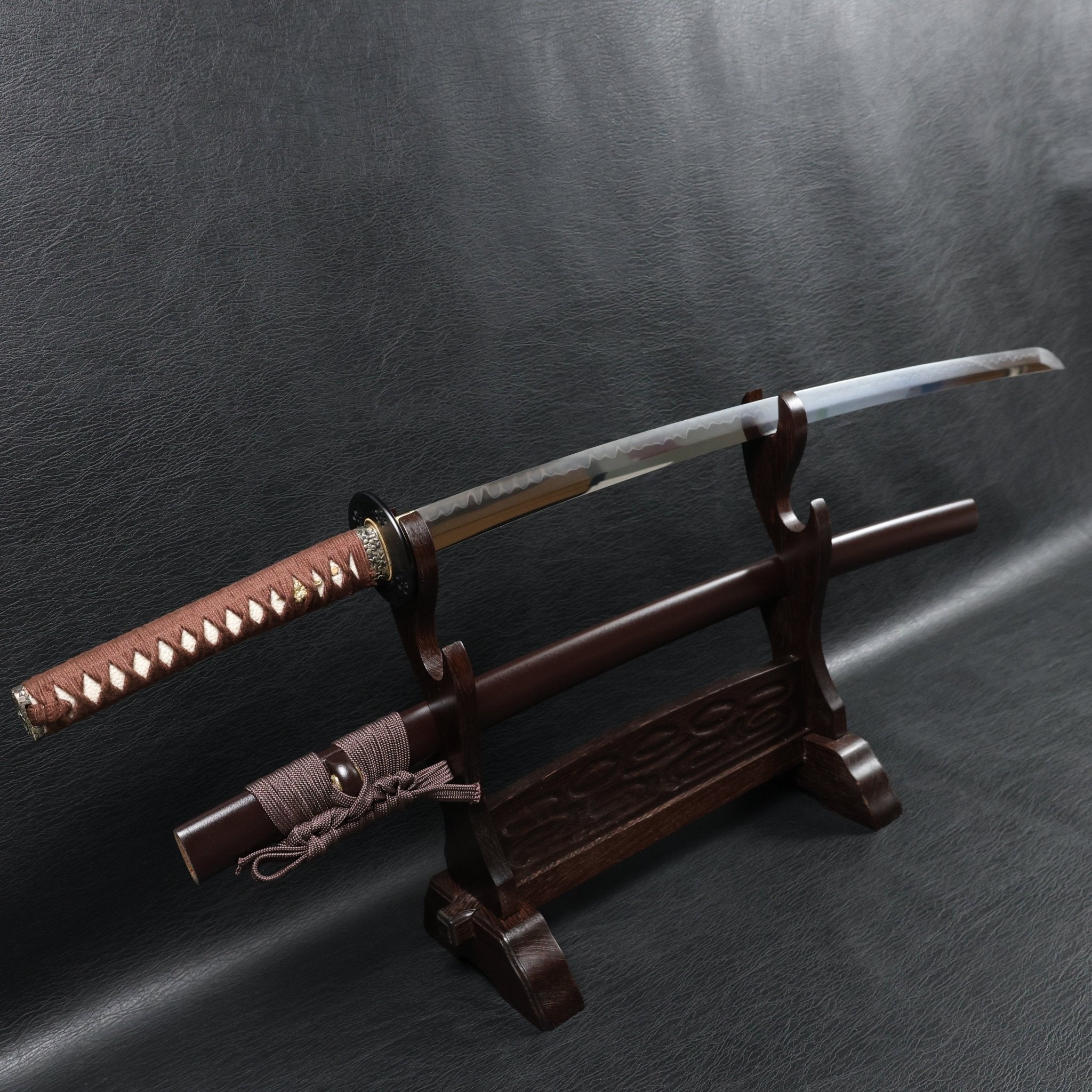 Katana Sakura Nocturne T10 Clay Tempered Blade with Sanbonsugi Hamon | KSA Huo | KSA Katana For Sale 2026