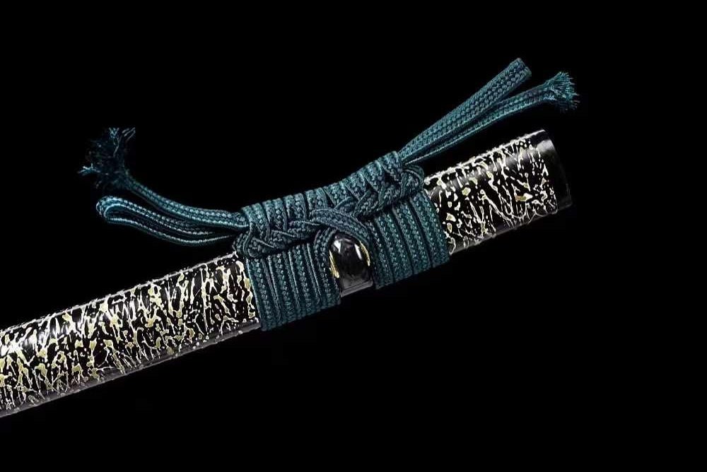 Katana Seiran Damascus Folded Clay Tempered 青岚 | KatanaSwordArt Katana For Sale 2025