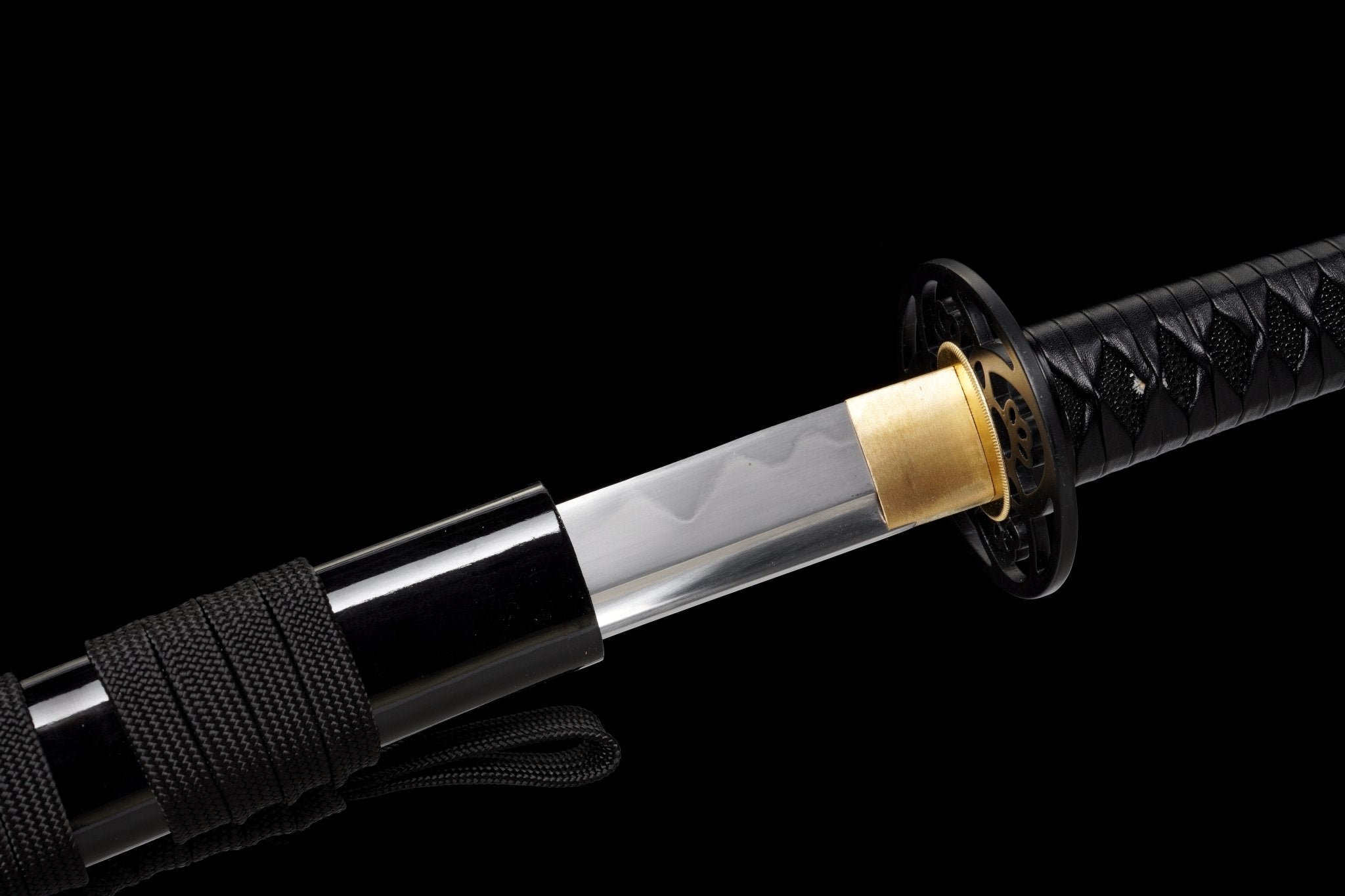 Katana Shadow Veil T10 Clay Tempered Blade with Black Lacquer Saya 影紗 | KSA Katana Katana For Sale 2026