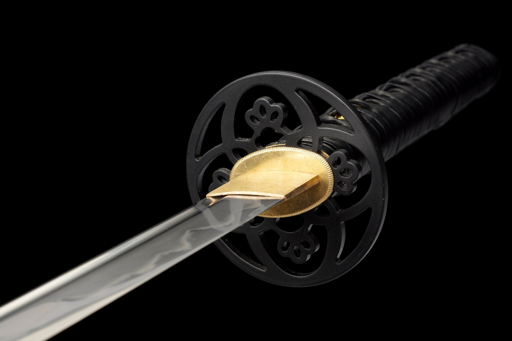 Katana Shadow Veil T10 Clay Tempered Blade with Black Lacquer Saya 影紗 | KSA Katana Katana For Sale 2026
