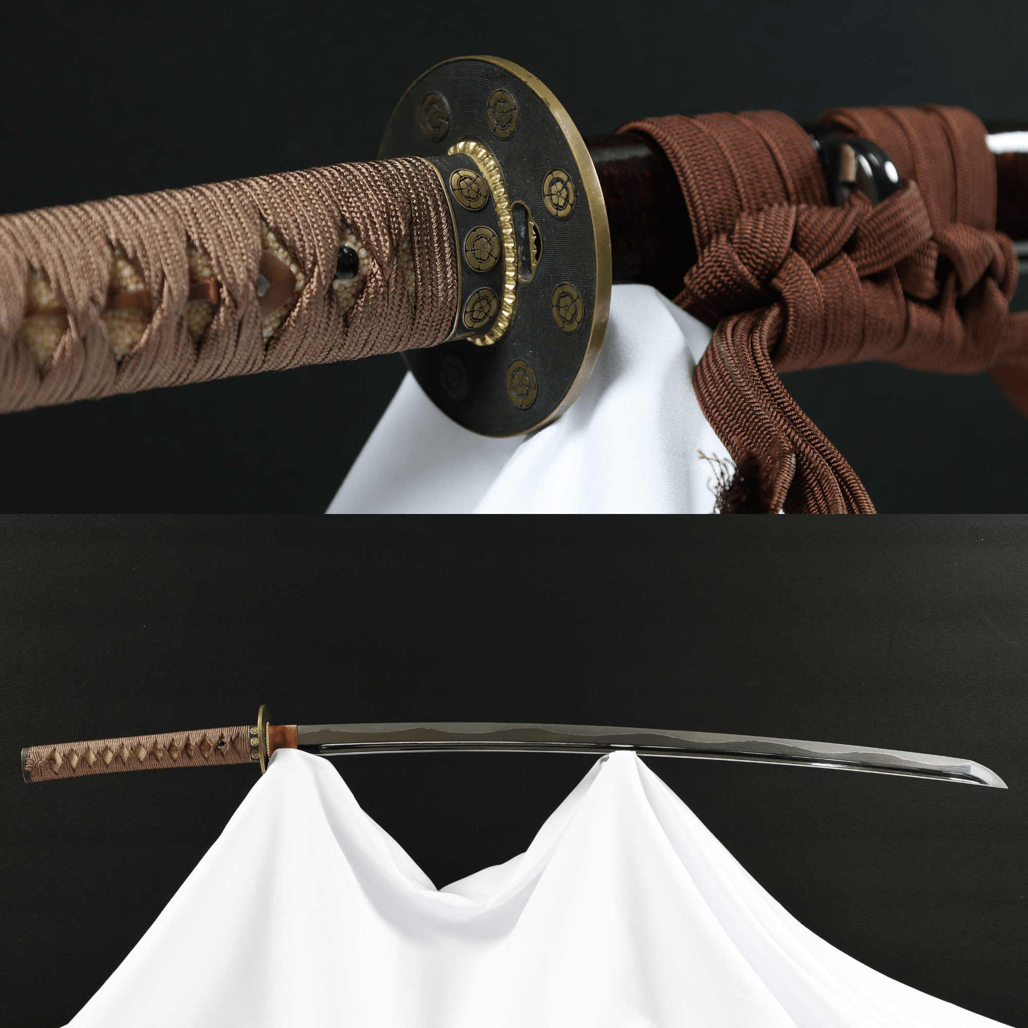 Katana Shadowcrest Oda Mokko Sanmai Blade Genmon Koshirae 紋影 | TangGu Sword | TangGu Sword Katana For Sale 2026
