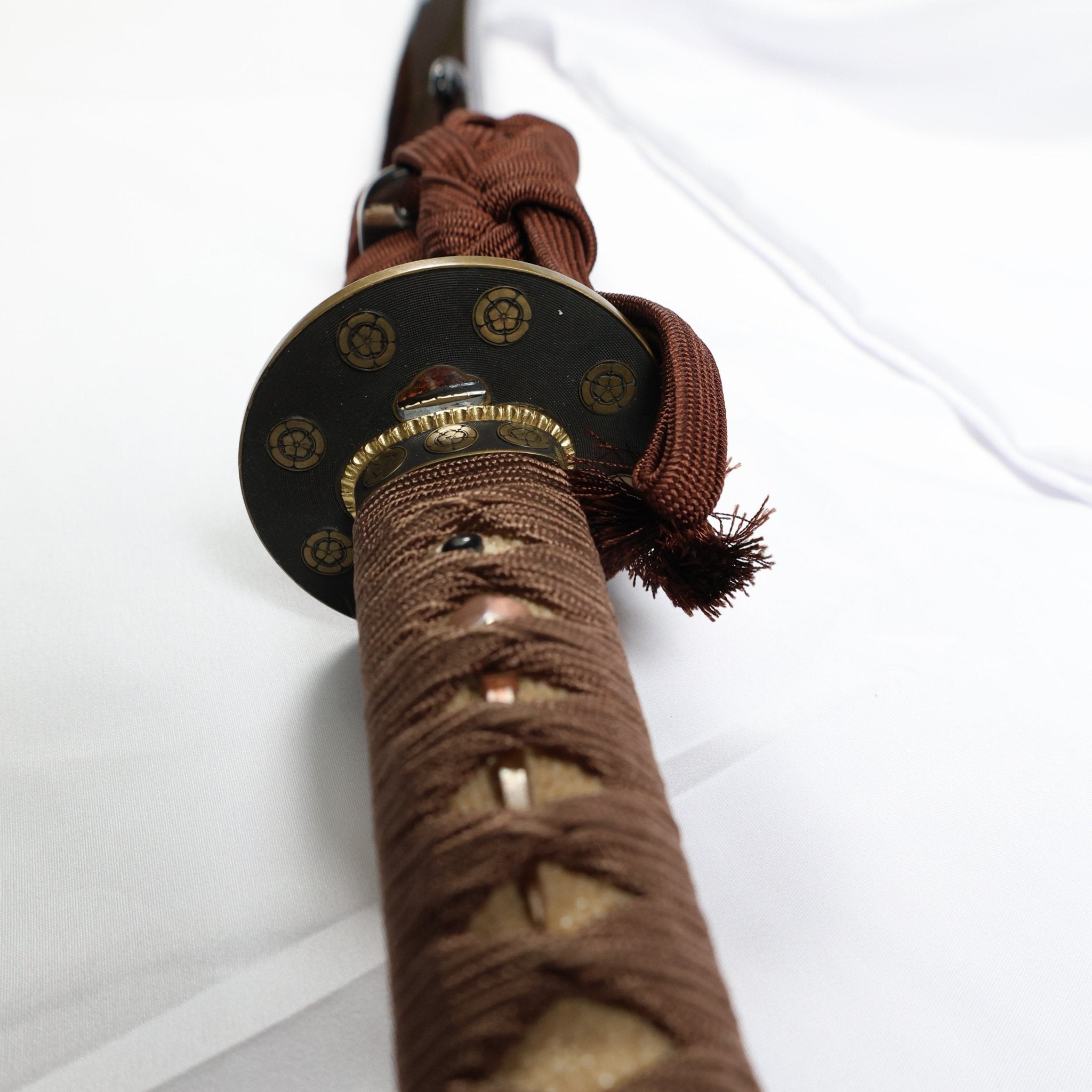 Katana Shadowcrest Oda Mokko Sanmai Blade Genmon Koshirae 紋影 | TangGu Sword | TangGu Sword Katana For Sale 2026