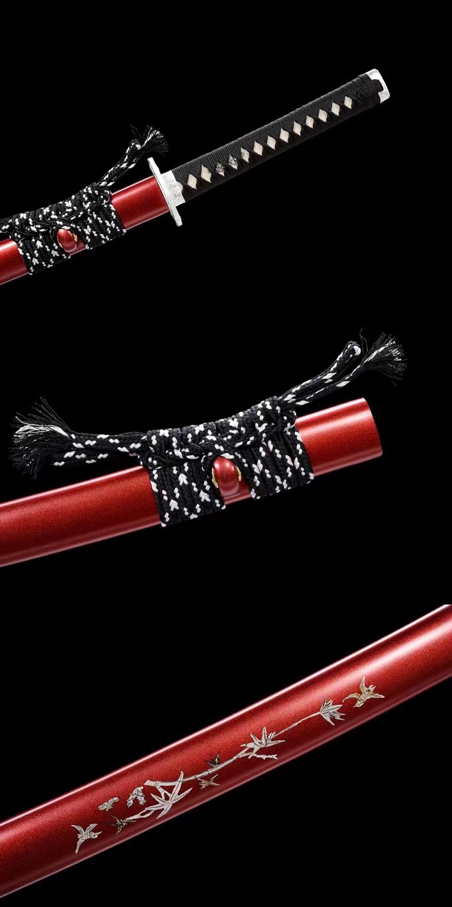 Katana Shenyun T10 Clay Tempered Red Saya 神韻 | KatanaSwordArt Katana For Sale 2025