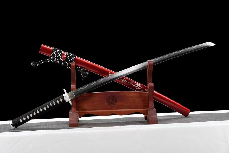 Katana Shenyun T10 Clay Tempered Red Saya 神韻 | KatanaSwordArt Katana For Sale 2025