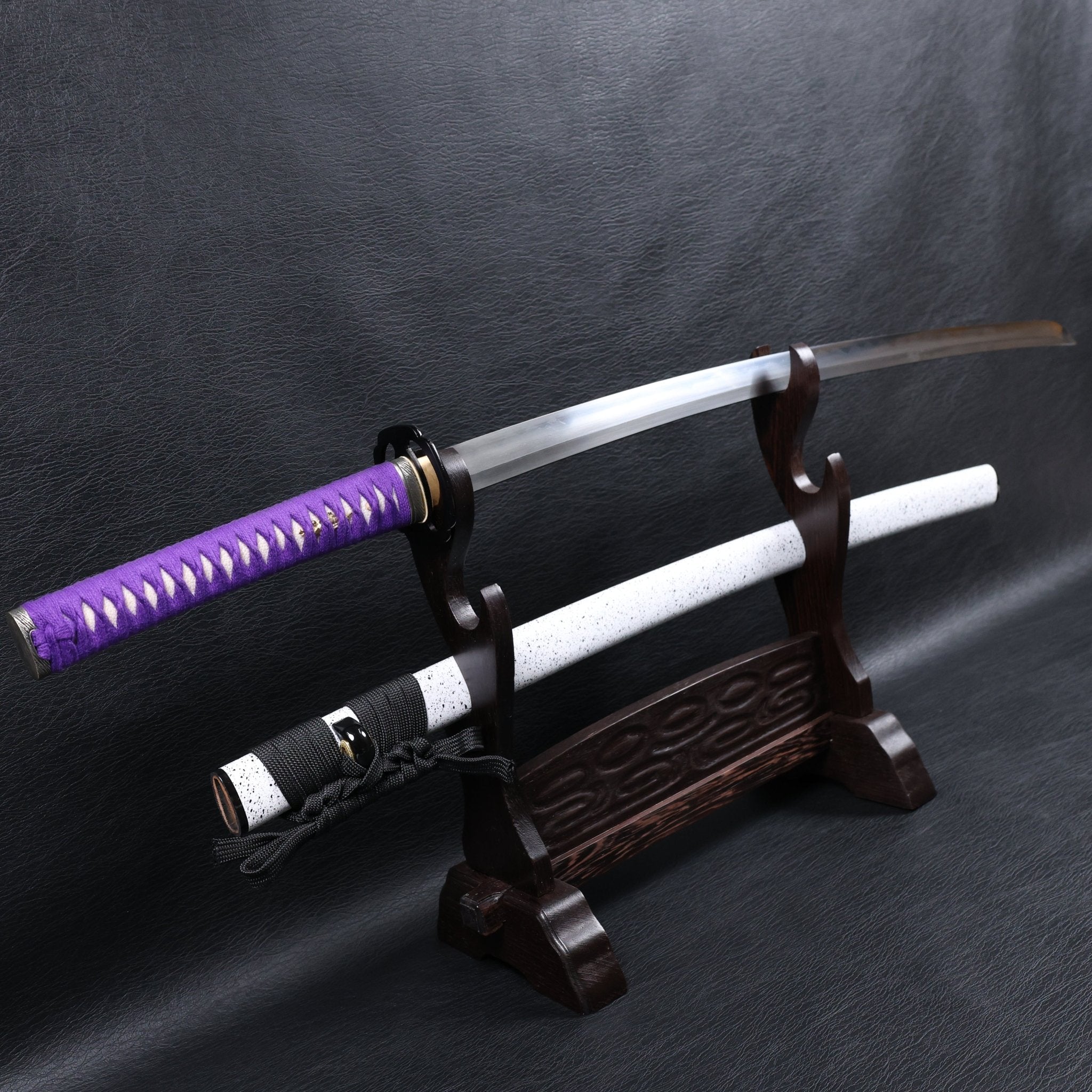 Katana Shingen Folded Steel Clay Tempered Blade with Notare Wave Hamon | KSA Hua | KSA Katana For Sale 2026