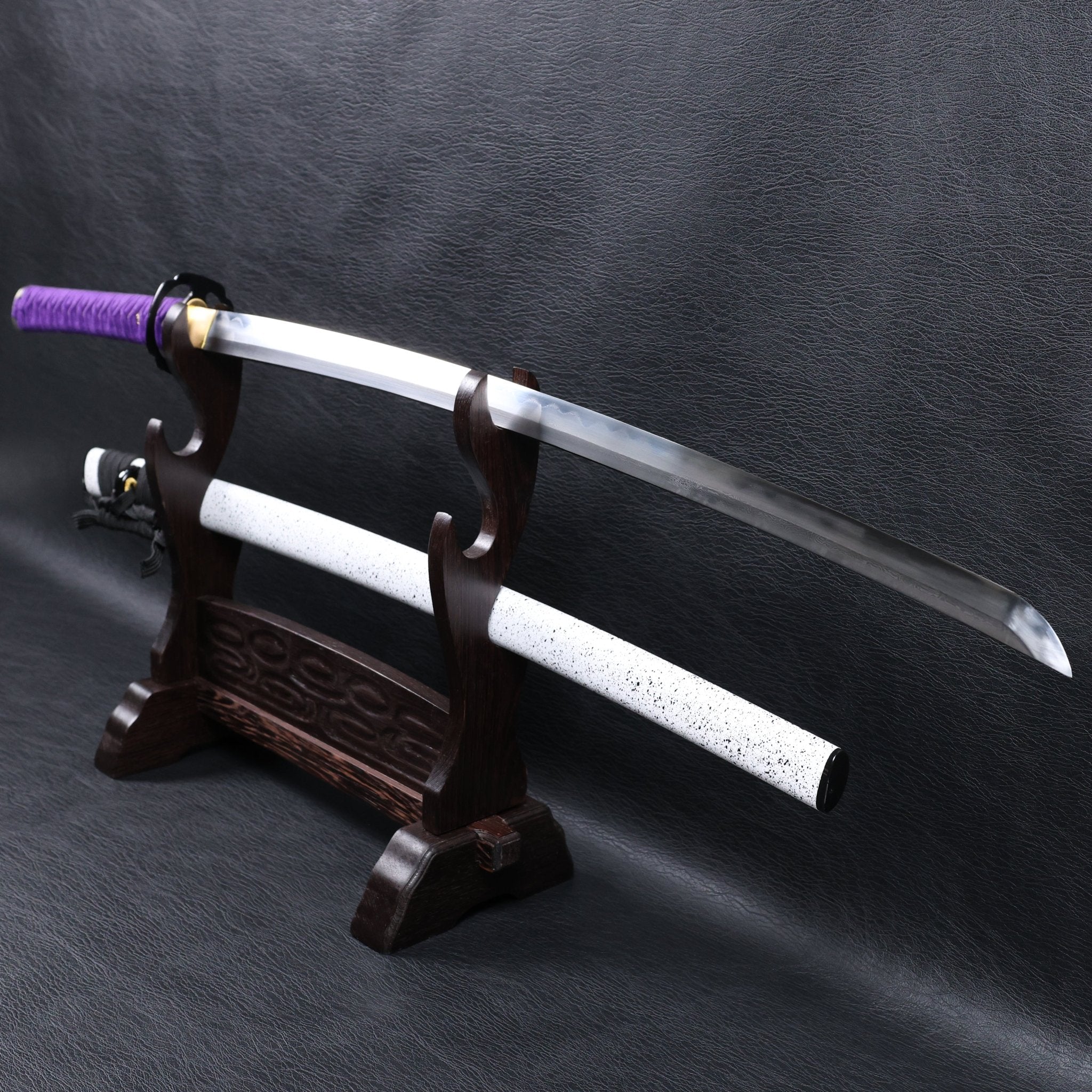 Katana Shingen Folded Steel Clay Tempered Blade with Notare Wave Hamon | KSA Hua | KSA Katana For Sale 2026