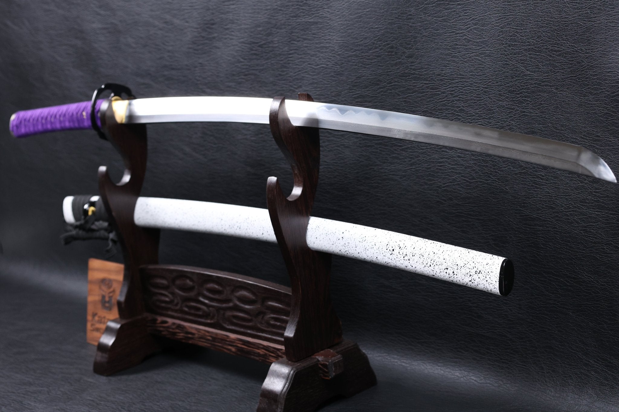 Katana Shingen Folded Steel Clay Tempered Blade with Notare Wave Hamon | KSA Hua | KSA Katana For Sale 2026